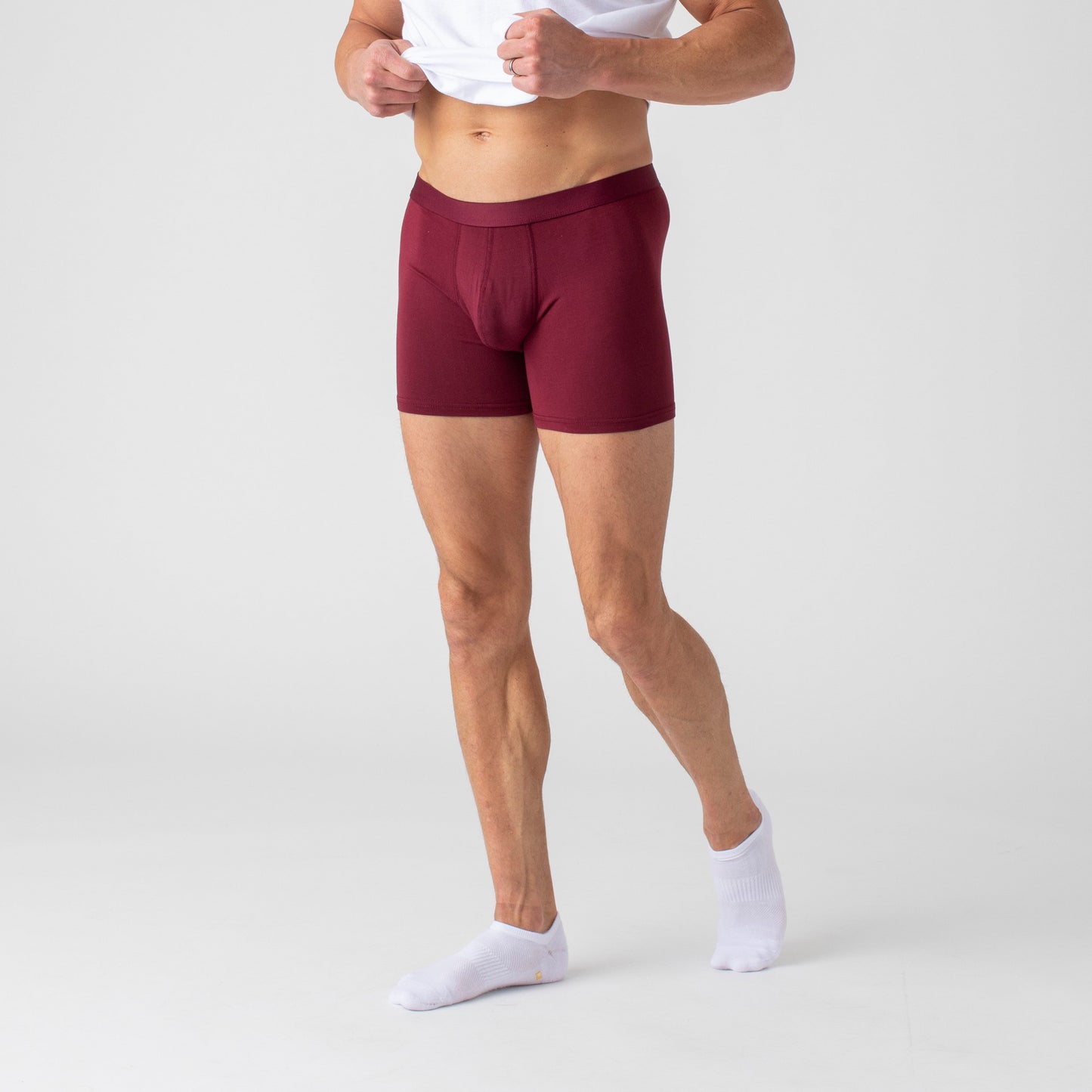 Burgundy Boxer Brief