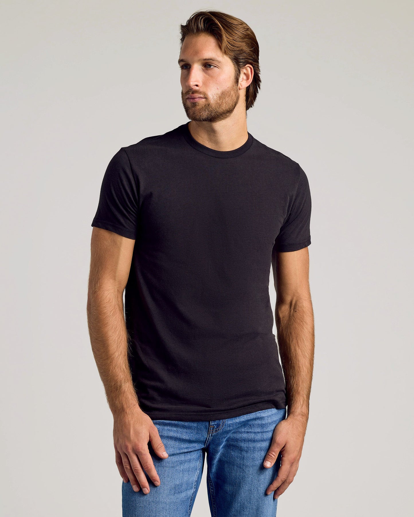 Black Classic Crew Neck