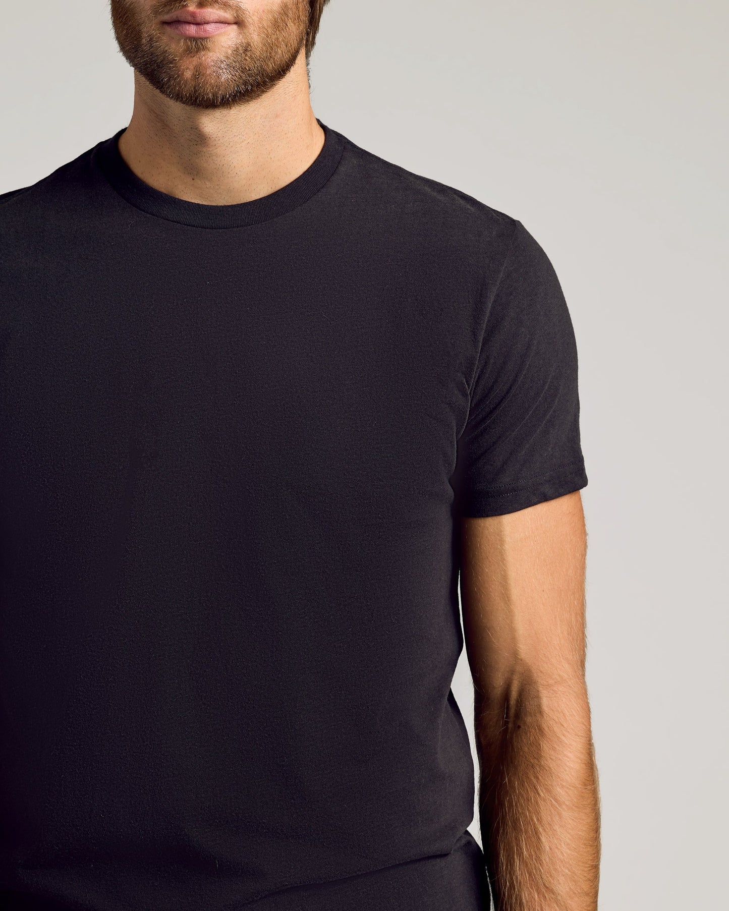Black Classic Crew Neck