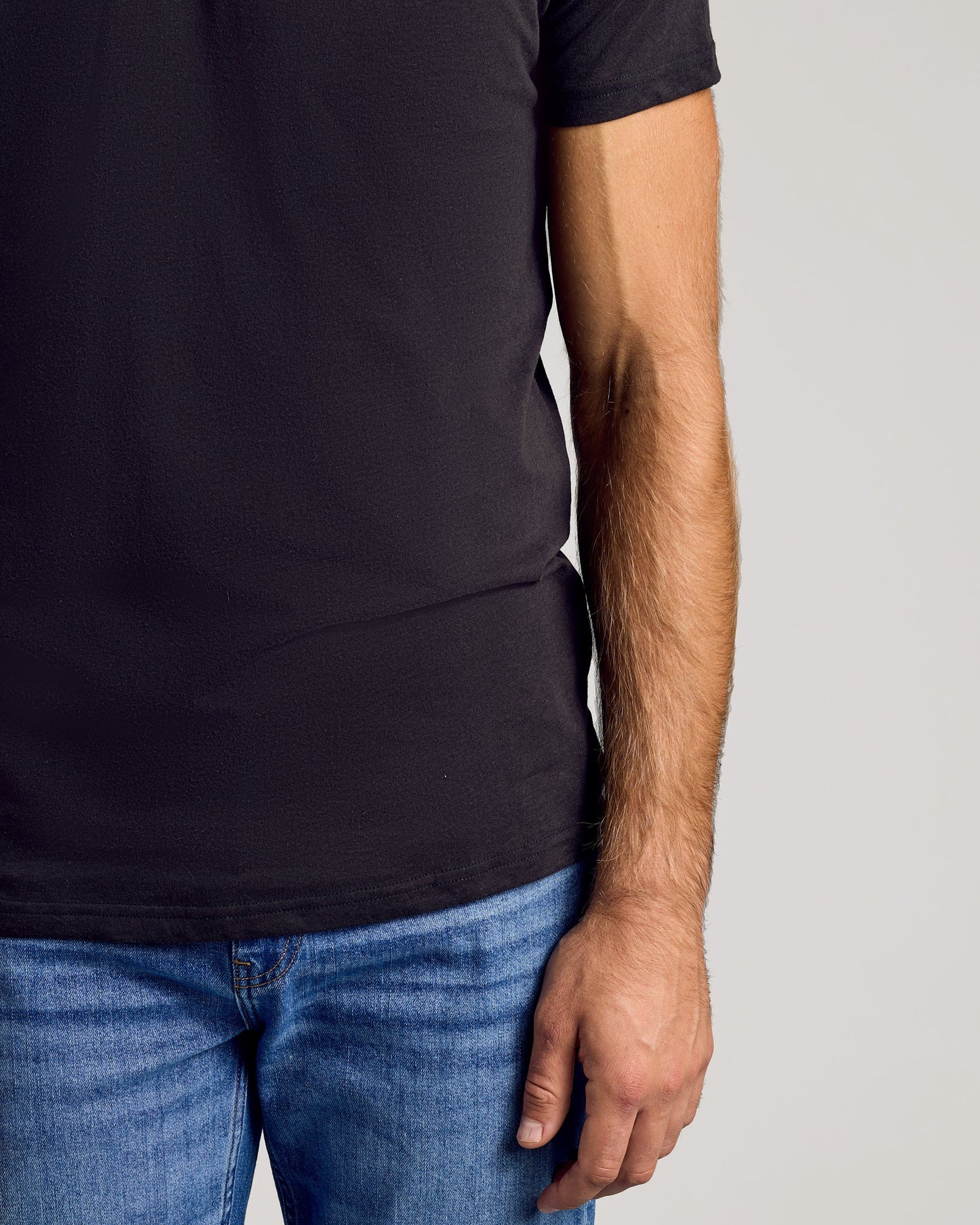 Black Classic Crew Neck