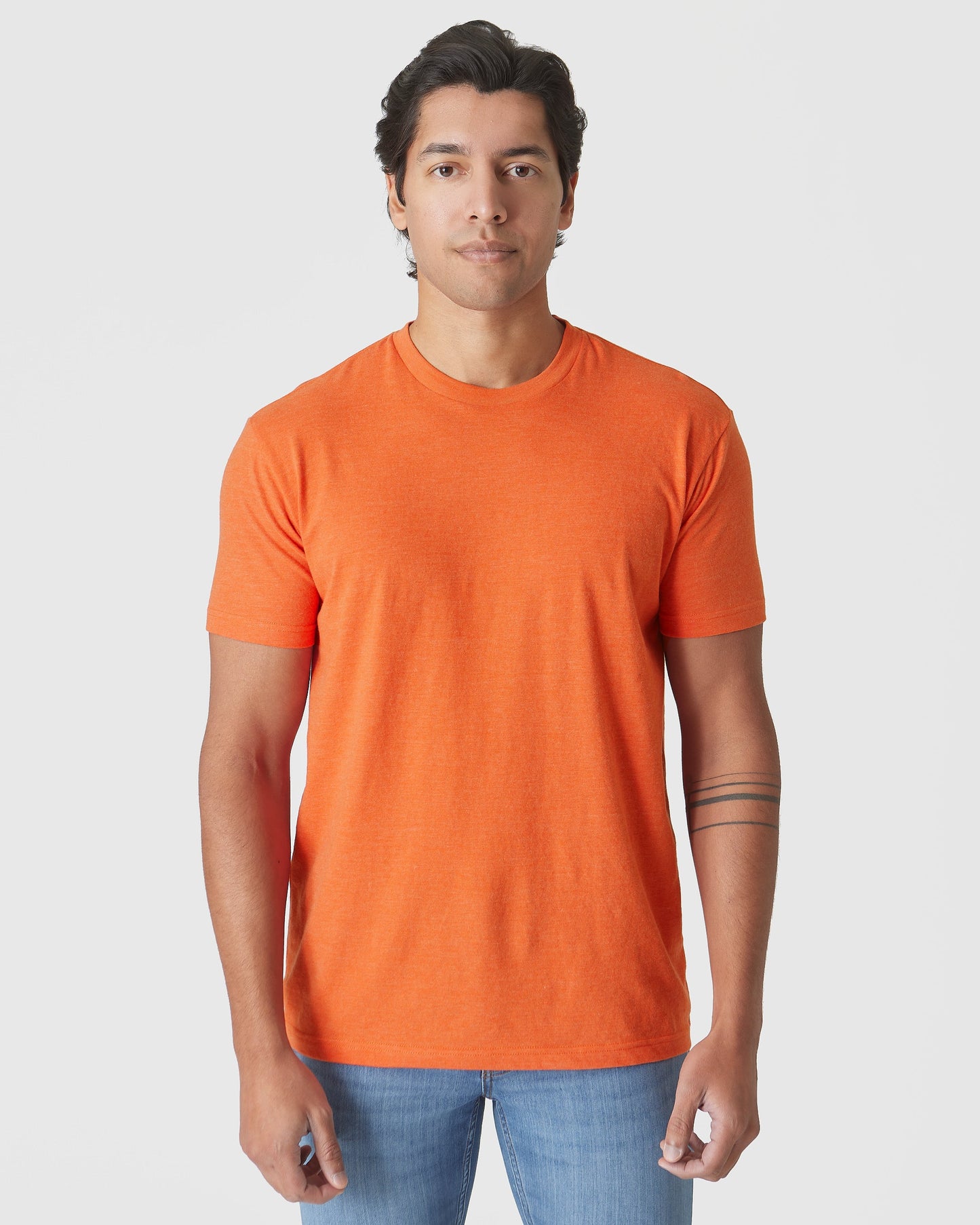 Burnt Orange Heather Classic Crew Neck