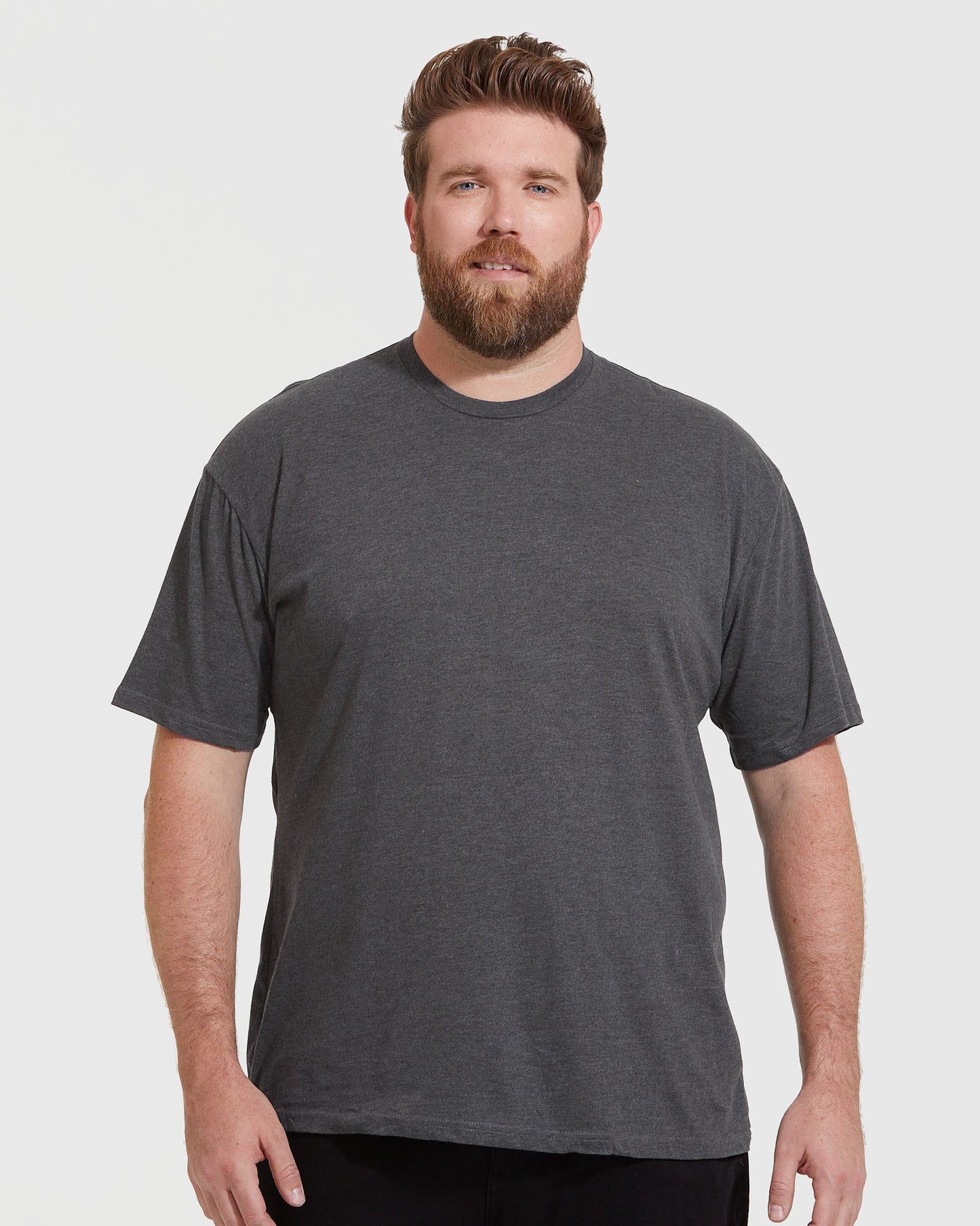 Charcoal Heather Gray Classic Crew Neck