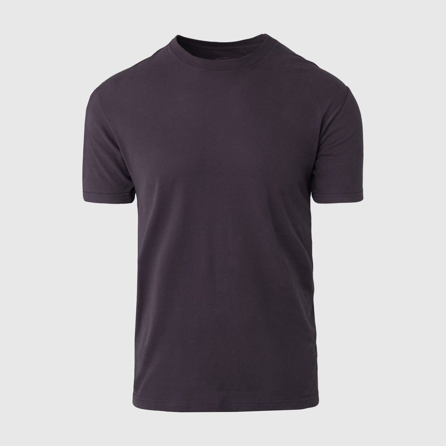 Dark Purple Short Sleeve Crew Neck Tee