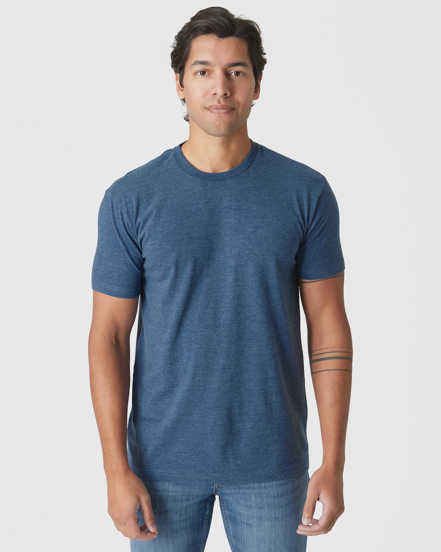 Deep Sea Blue Heather Classic Crew Neck