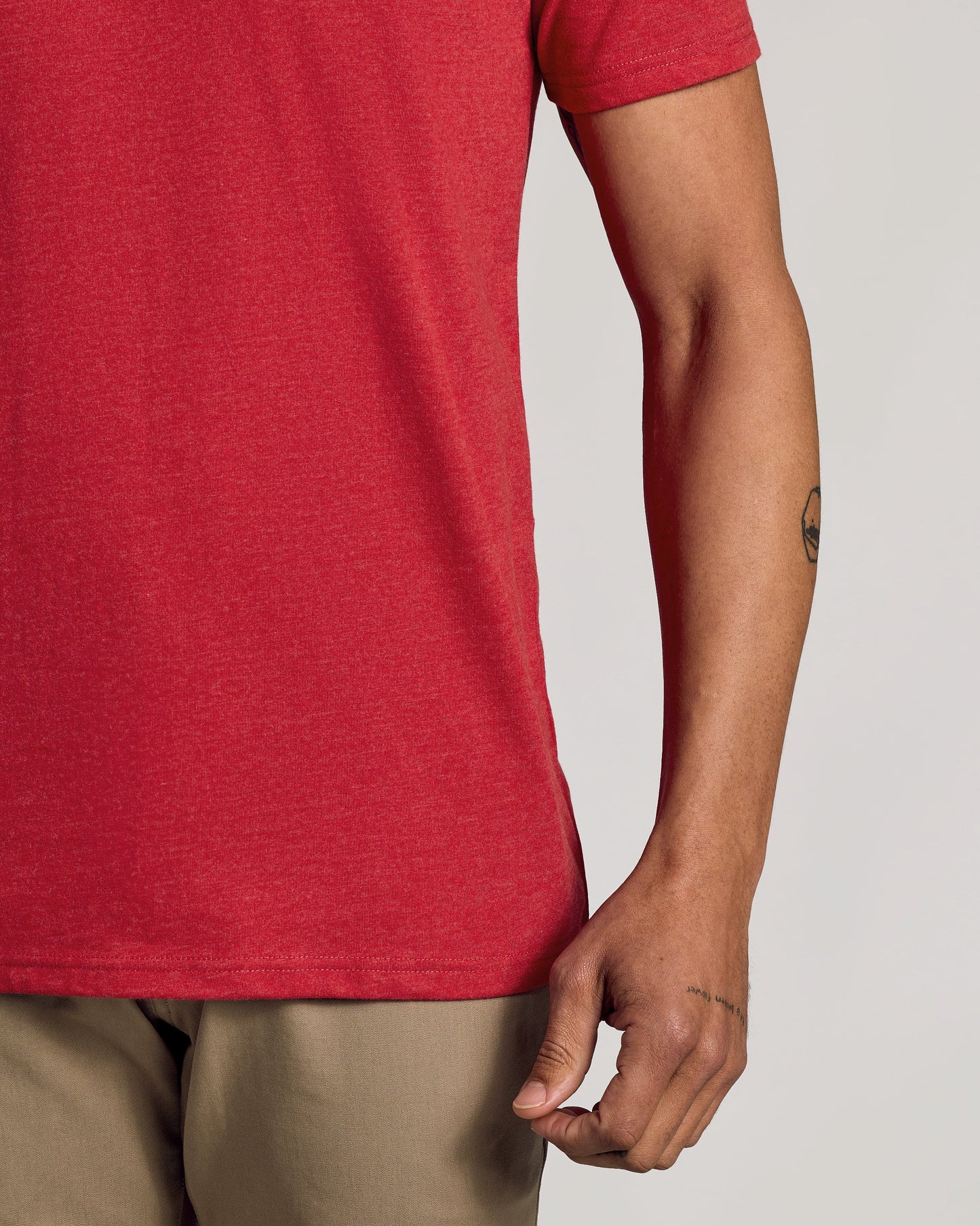 Dark Heather Lava Classic Crew Neck