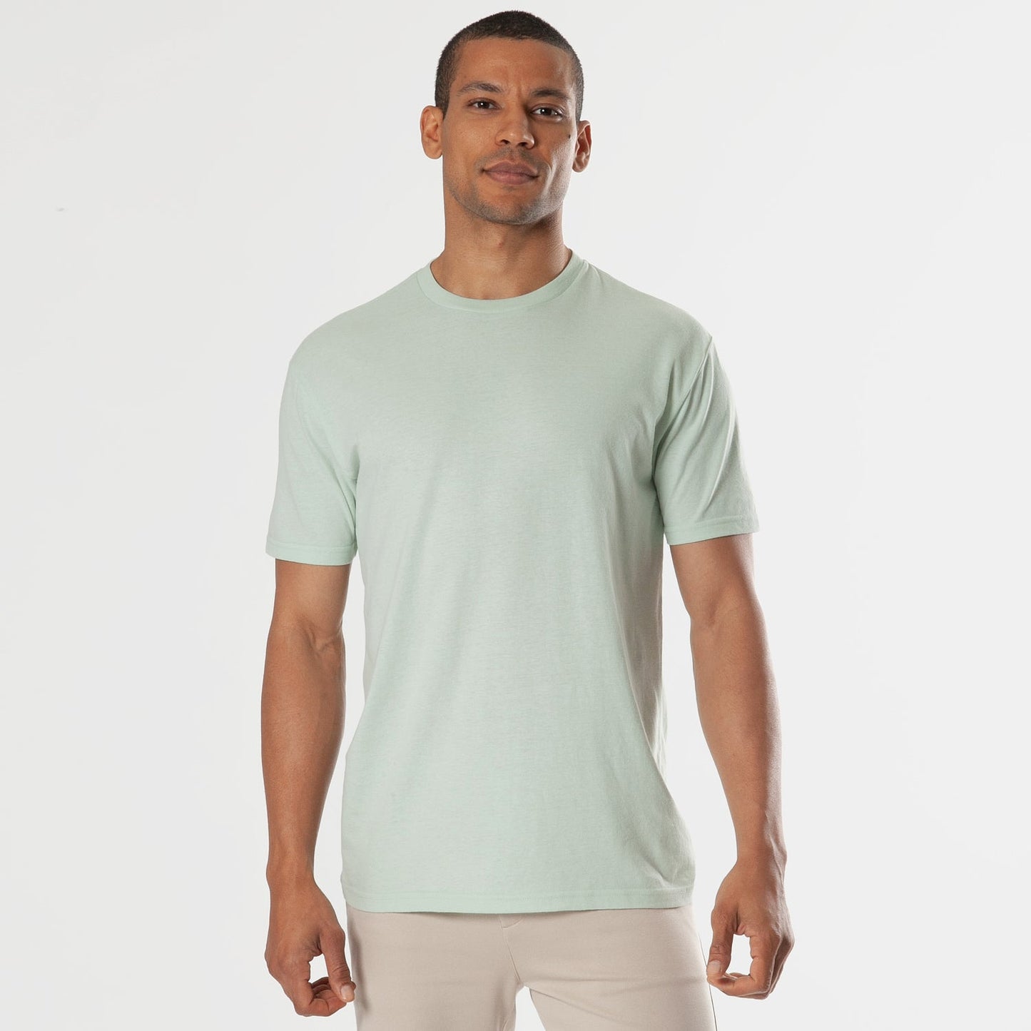 Green Lapis Short Sleeve Crew Neck Tee