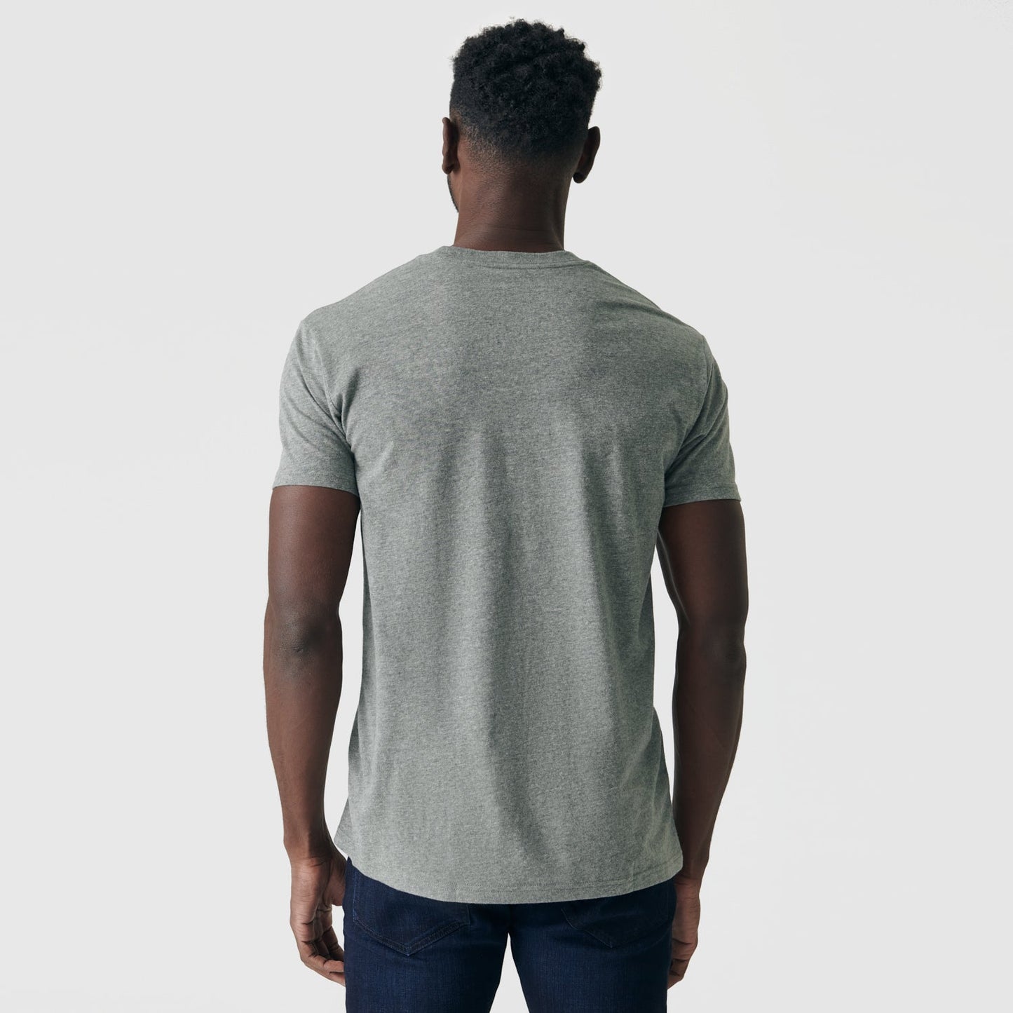 Heather Hunter Green Classic Crew Neck