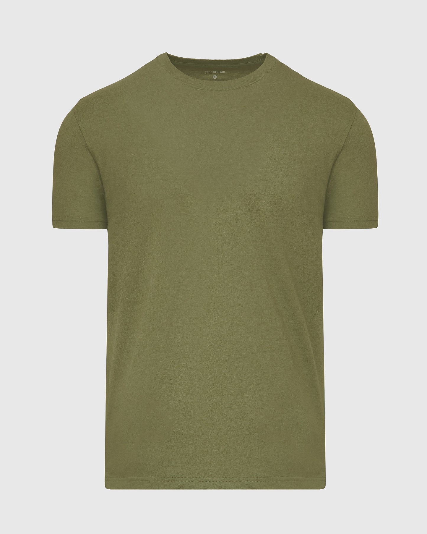Olive Green Heather Classic Crew Neck
