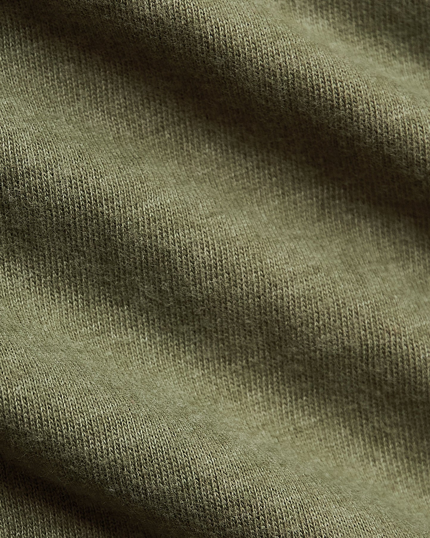 Olive Green Heather Classic Crew Neck
