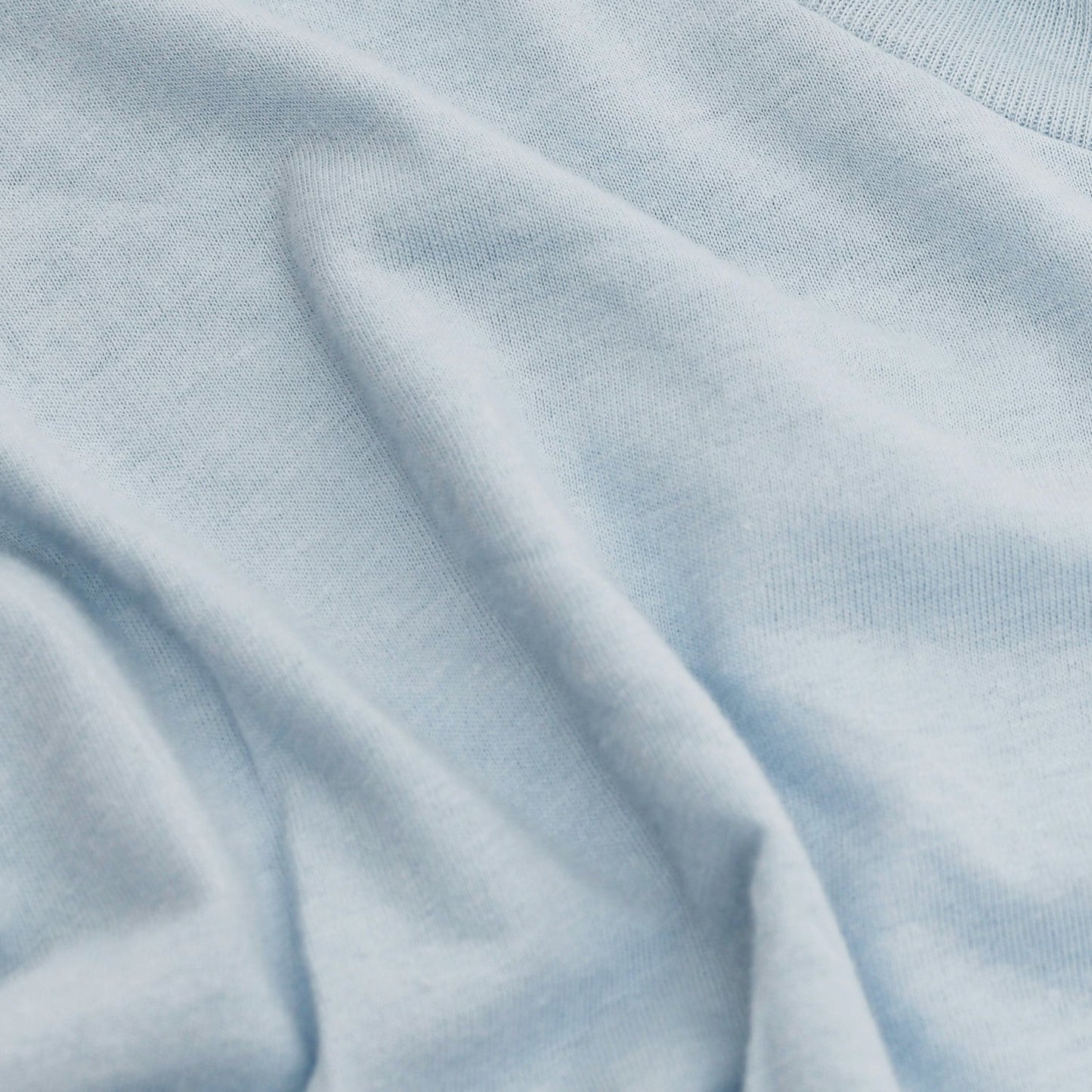 Pale Blue Tall Round Hem Crew Neck T-Shirt