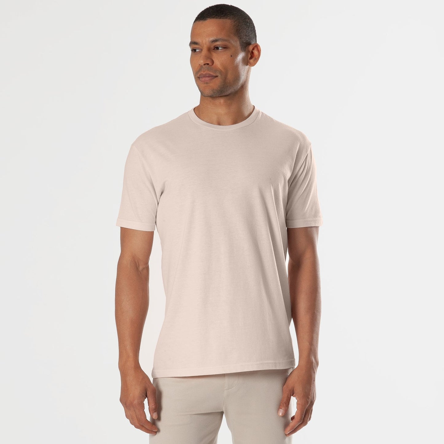 Pink Opal Short Sleeve Crew Neck Tee