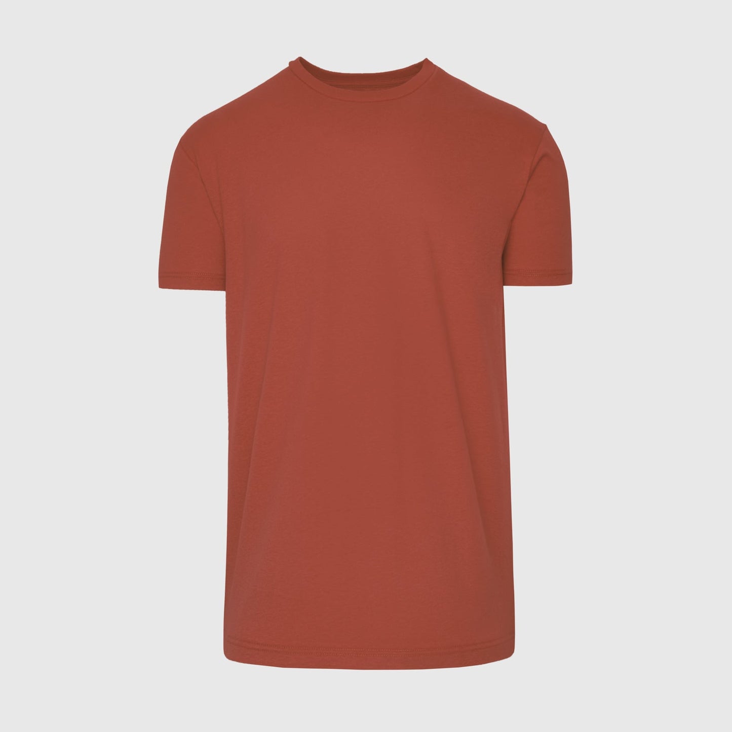 Rust Short Sleeve Crew Neck Tee