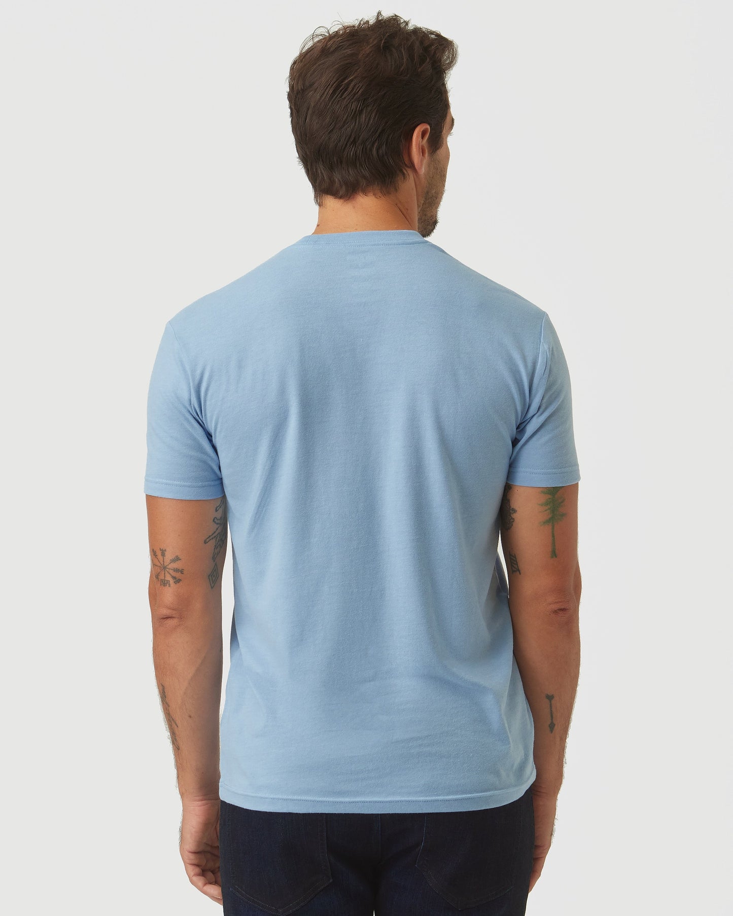 Sky Blue Heather Classic Crew Neck