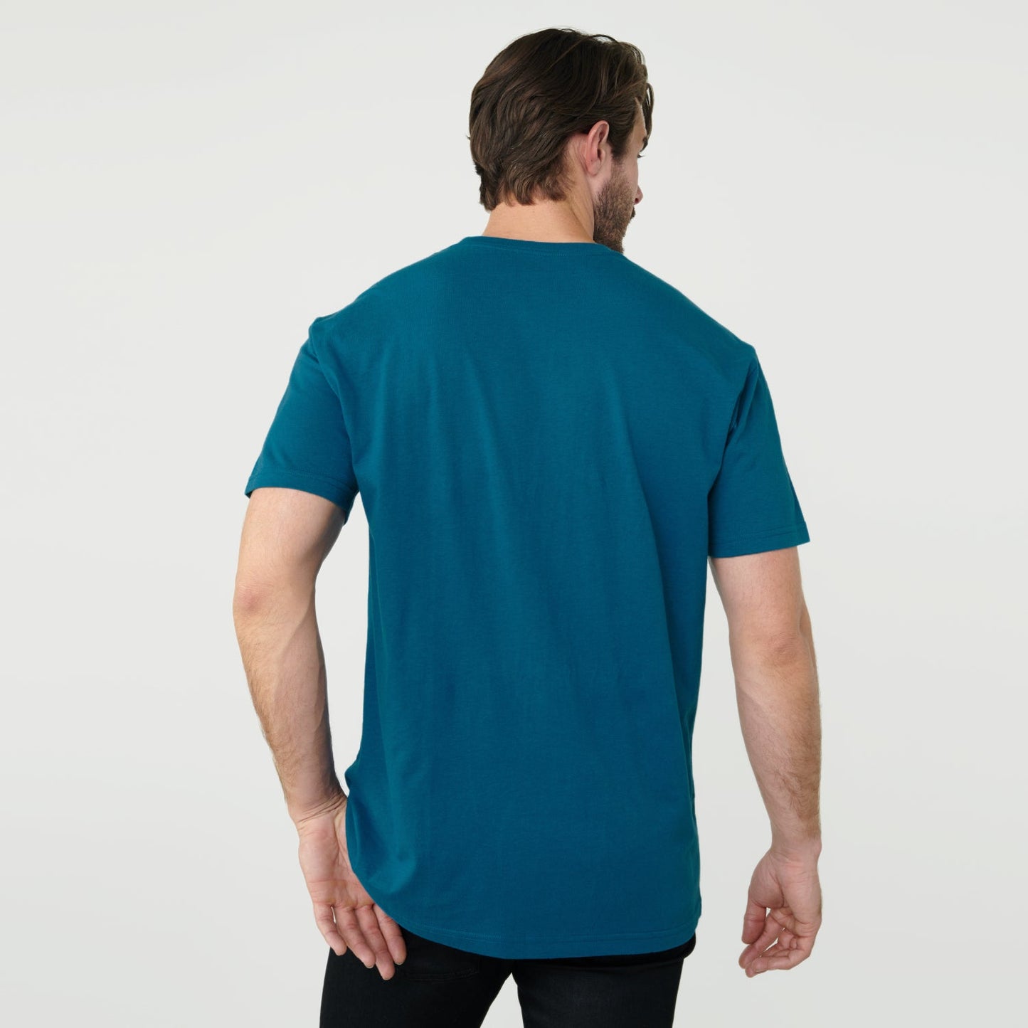 Teal Short Sleeve Crew Neck Tee