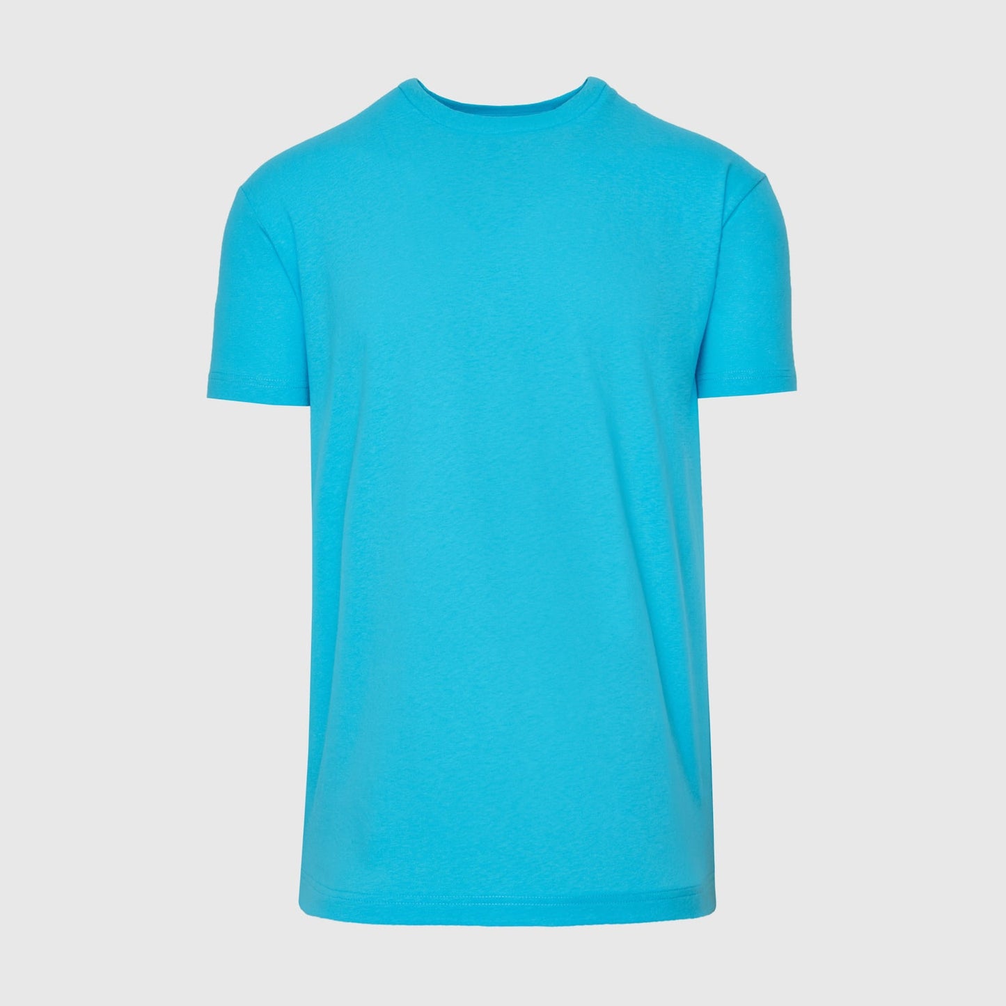 Turquoise Short Sleeve Crew Neck Tee