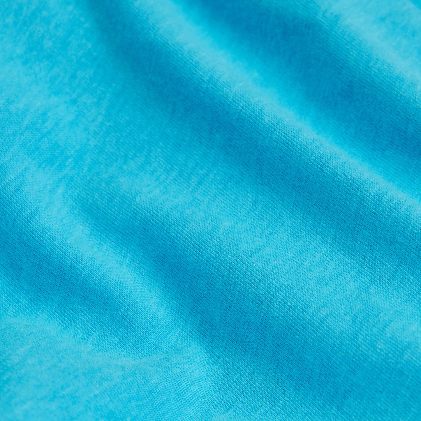 Turquoise Short Sleeve Crew Neck Tee