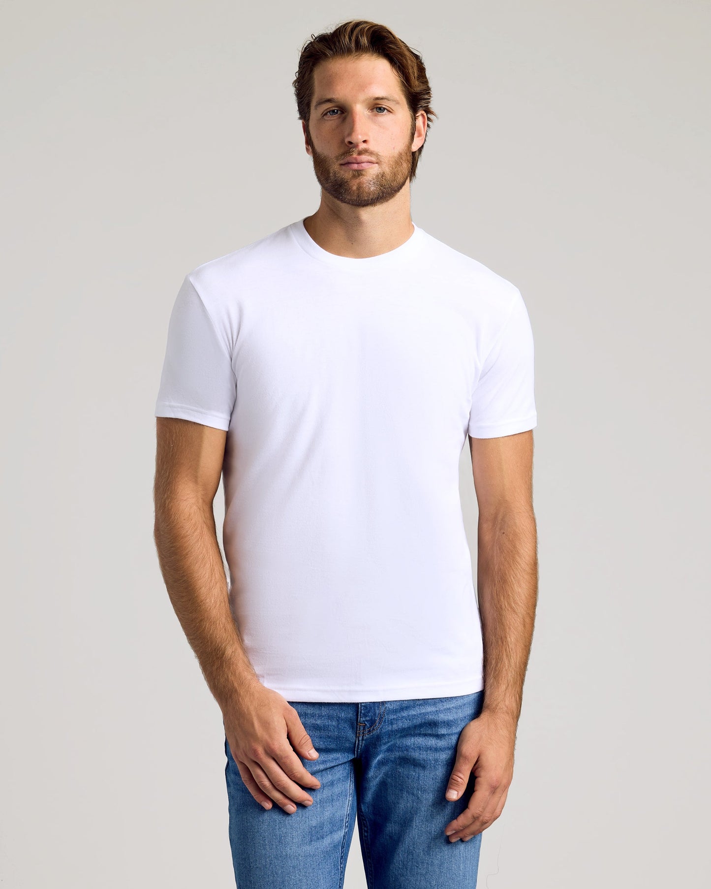 White Classic Crew Neck