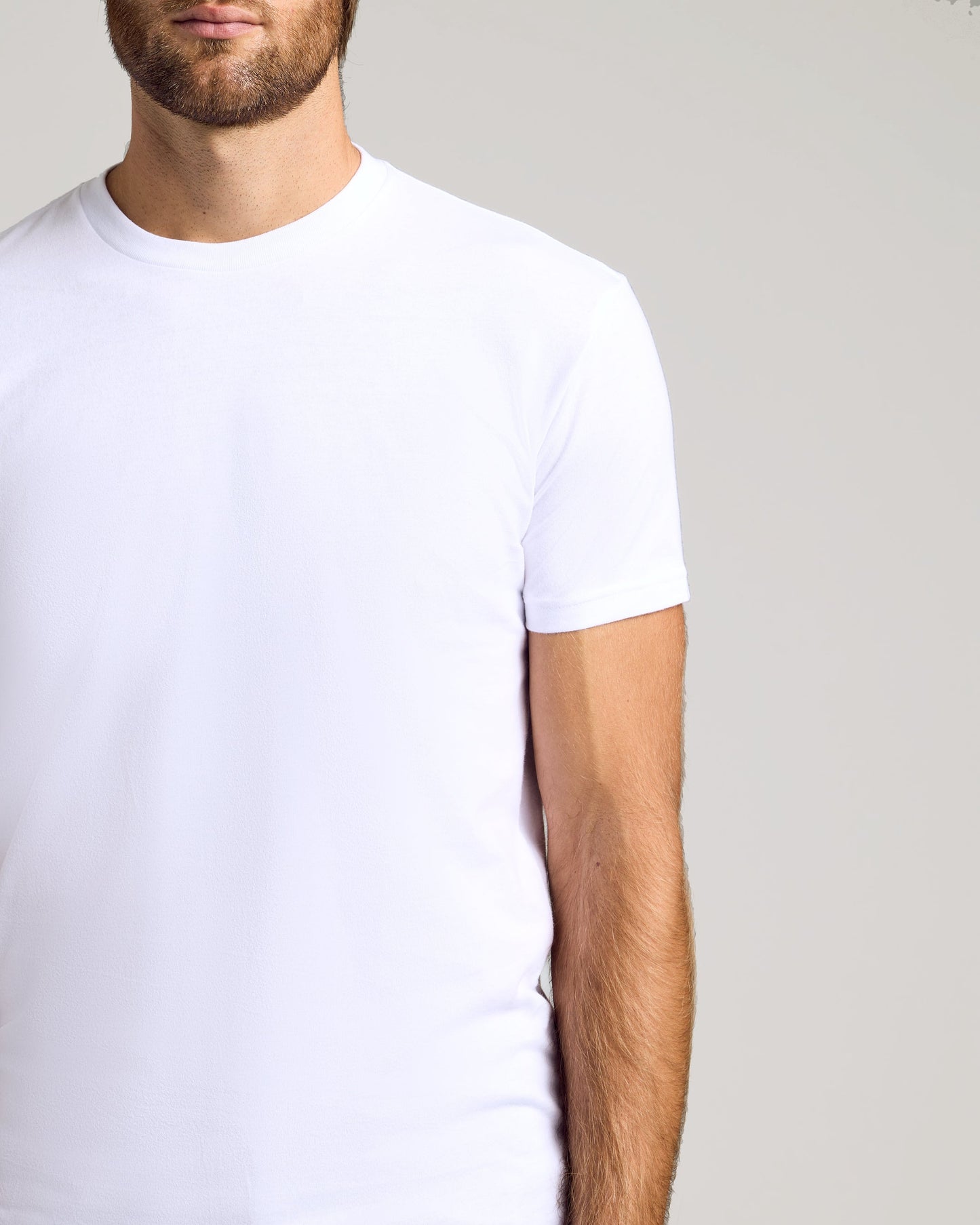White Classic Crew Neck