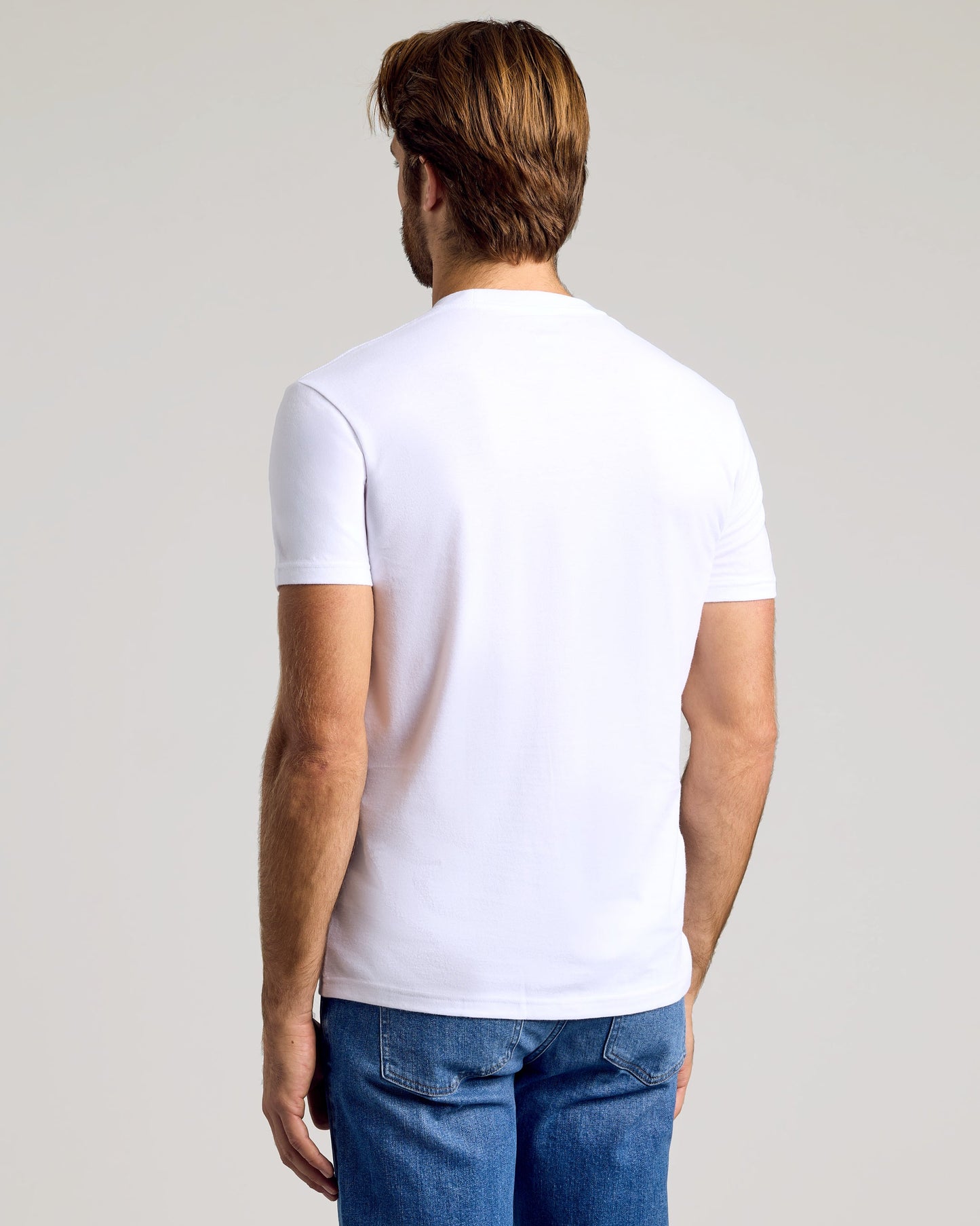 White Classic Crew Neck