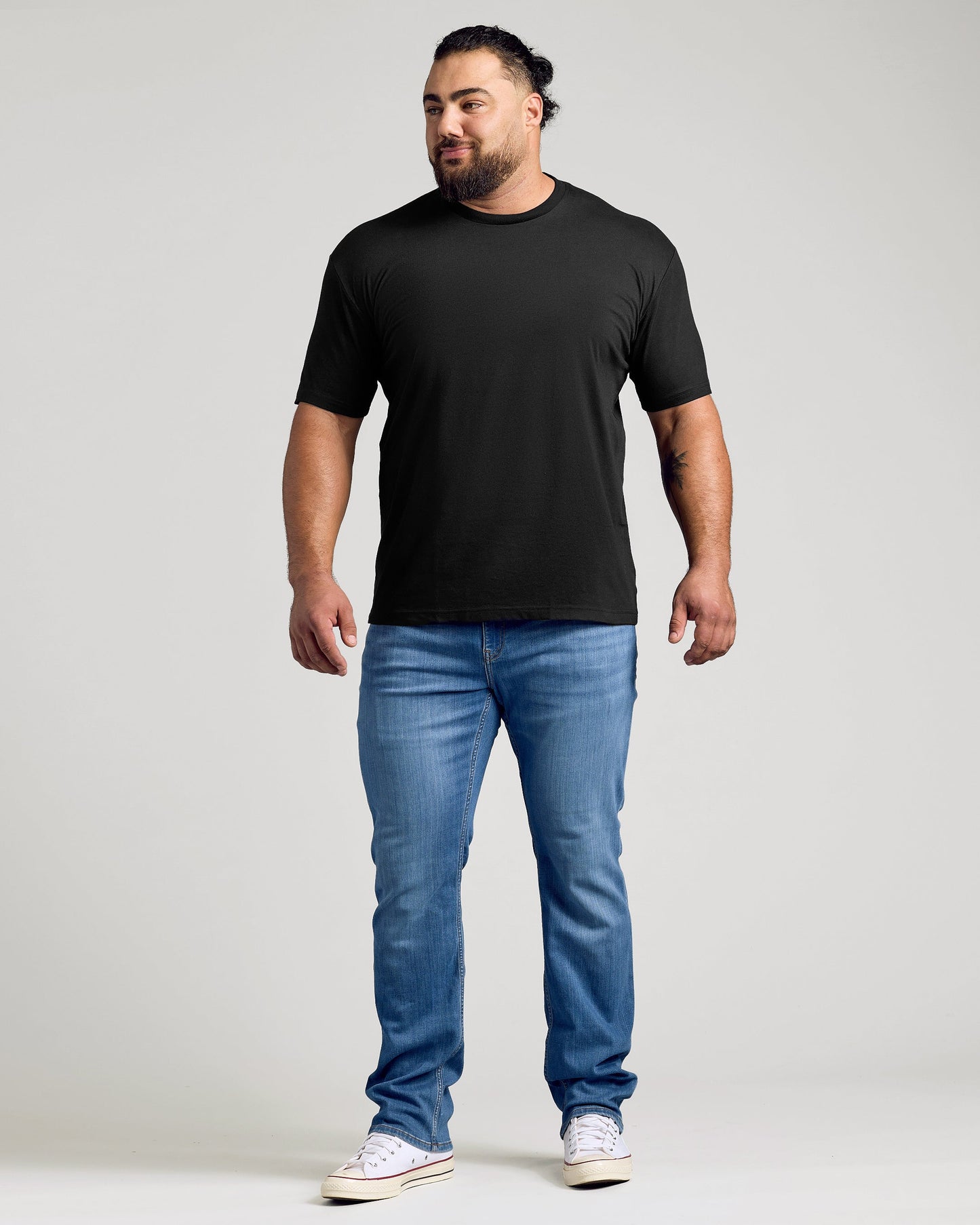 Black Classic Crew Neck