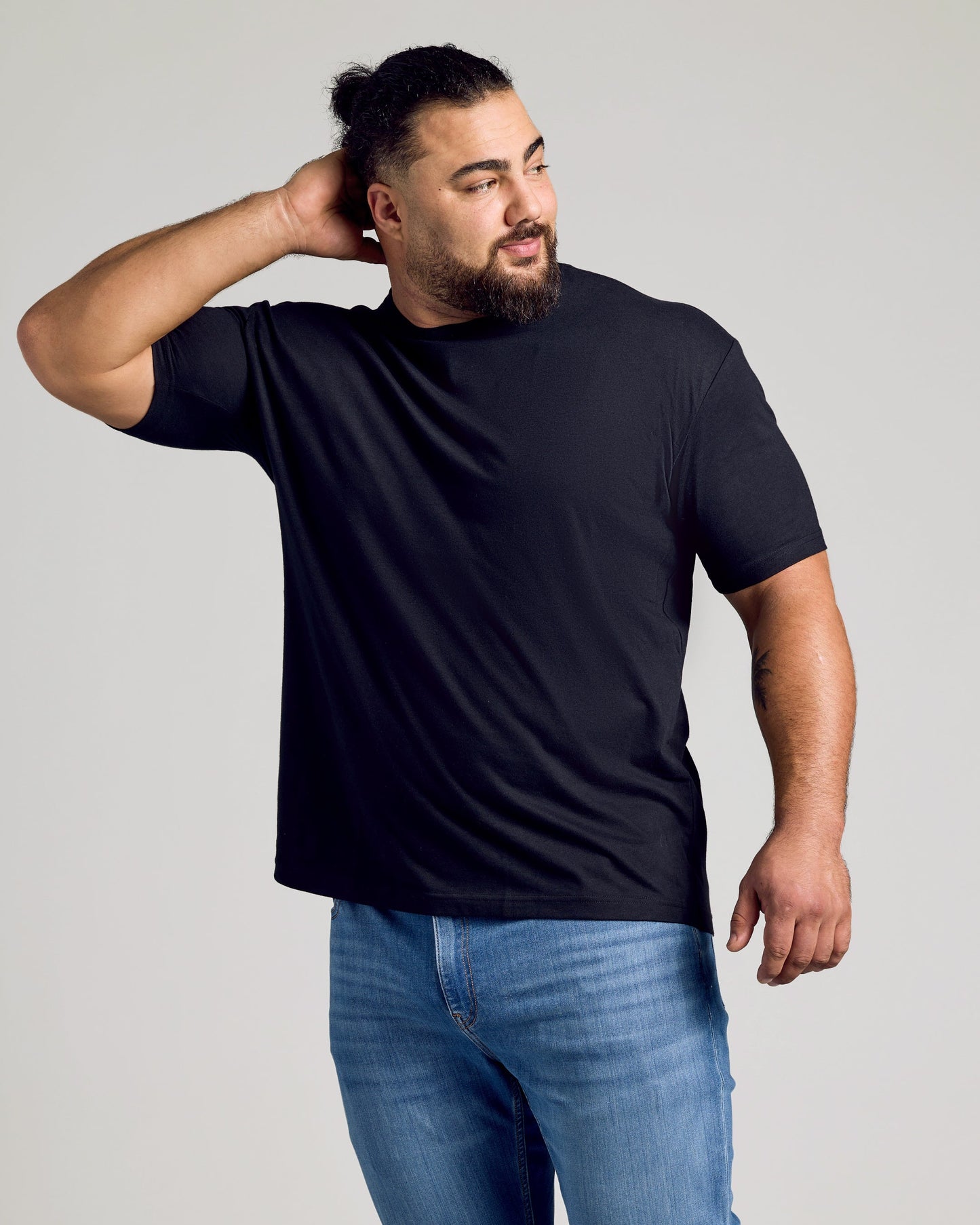 Black Classic Crew Neck