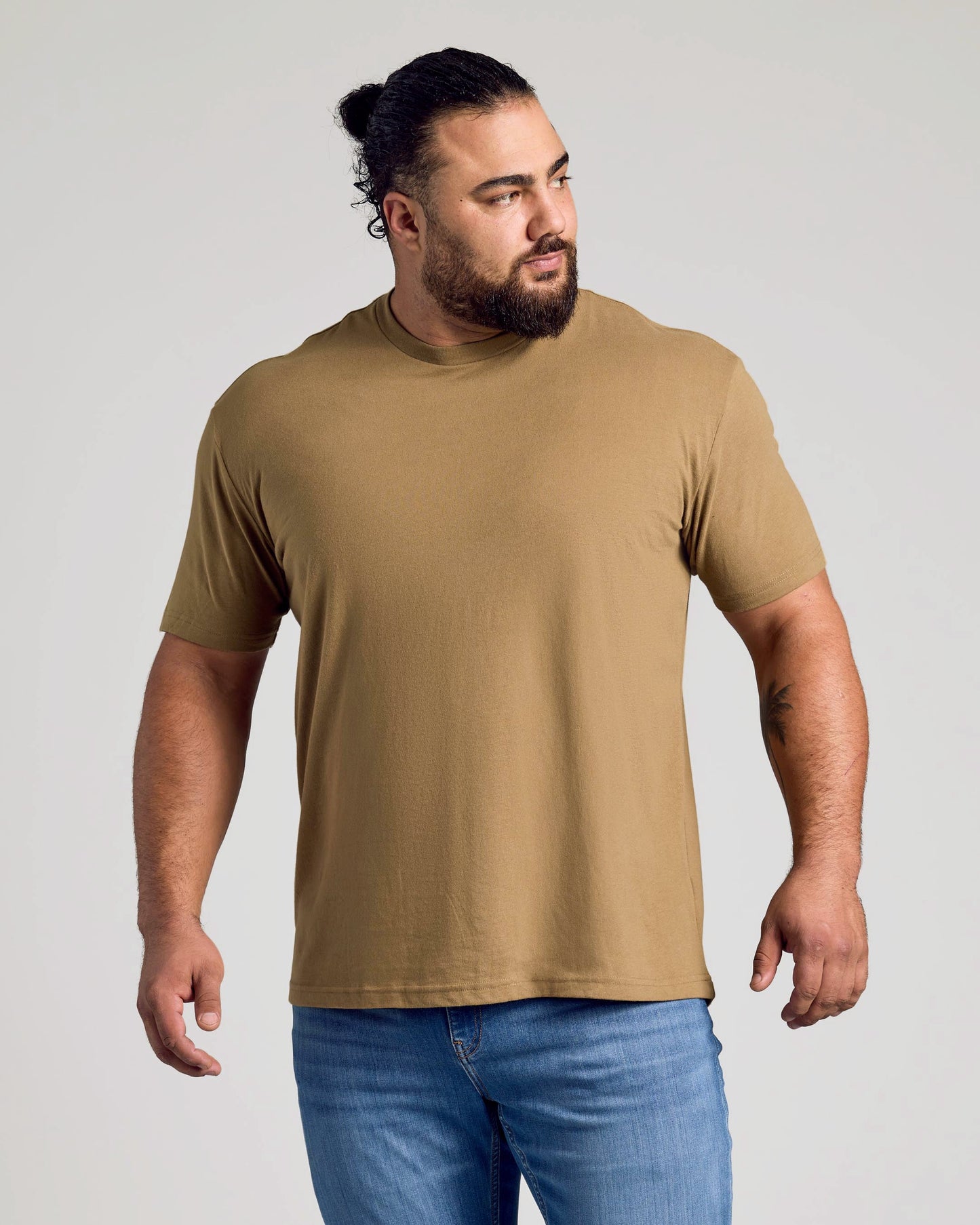 Tan 499 Classic Crew Neck