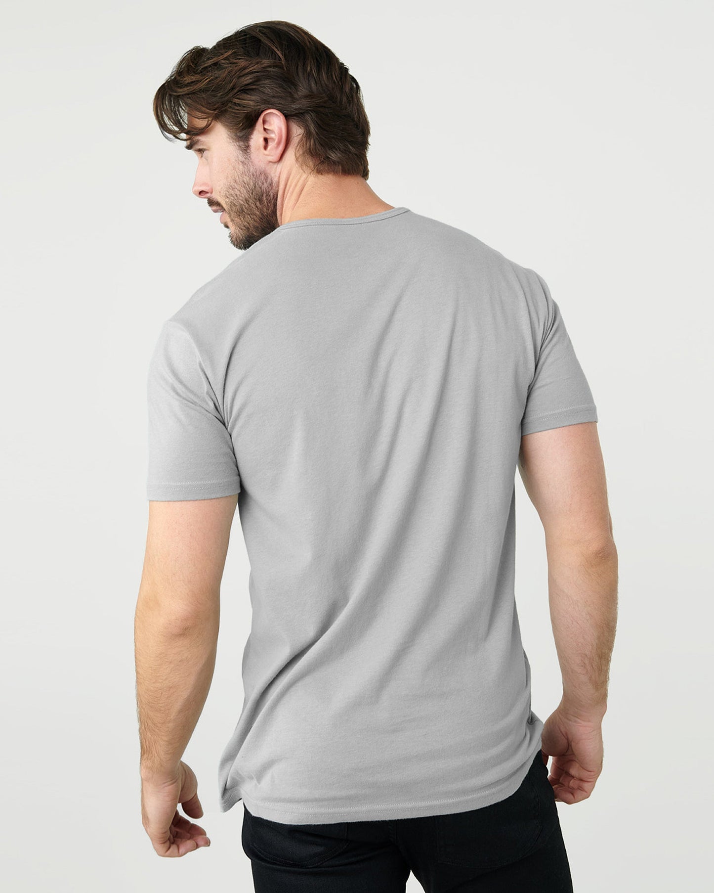 Glacier Gray Short Sleeve Henley