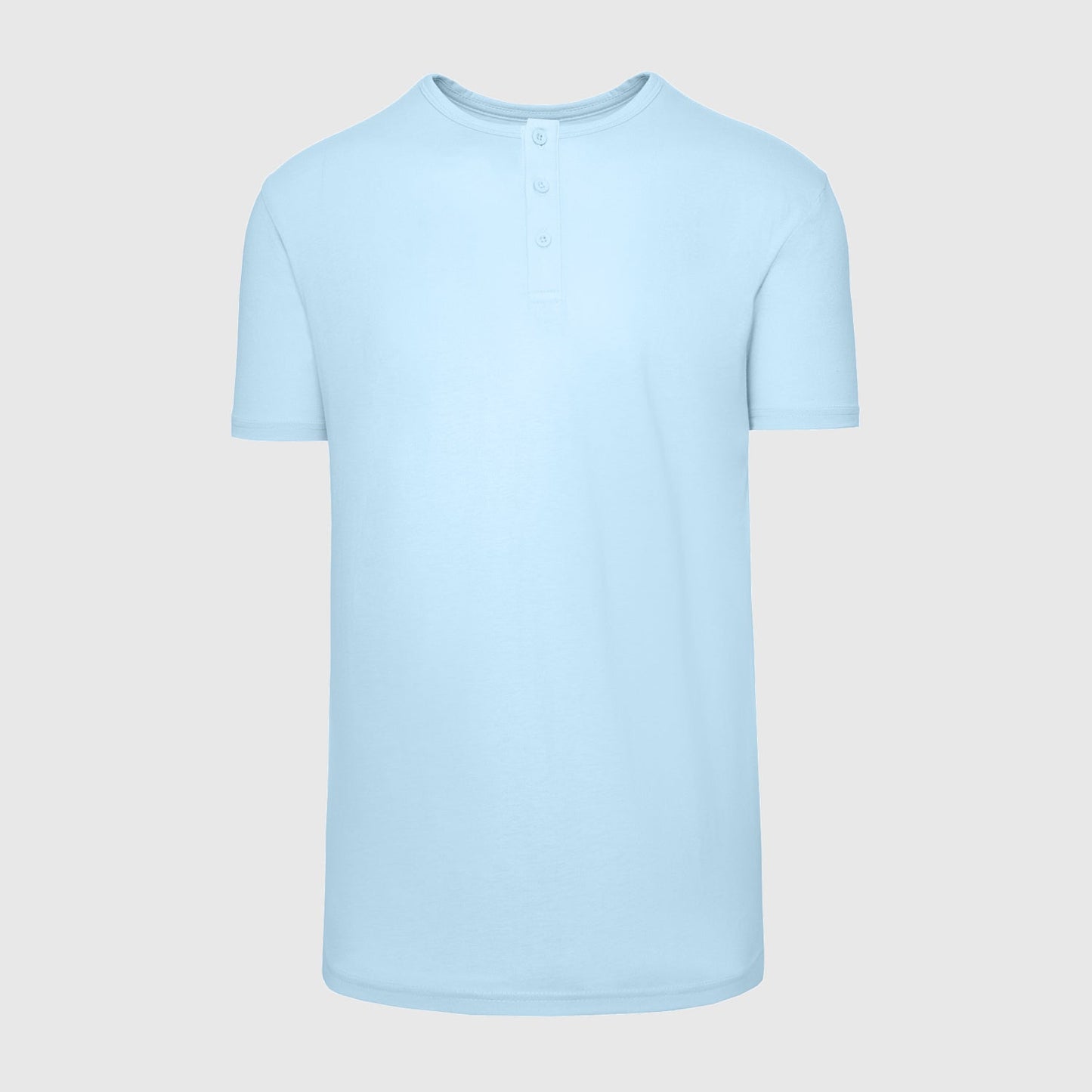Oxford Blue Short Sleeve Henley