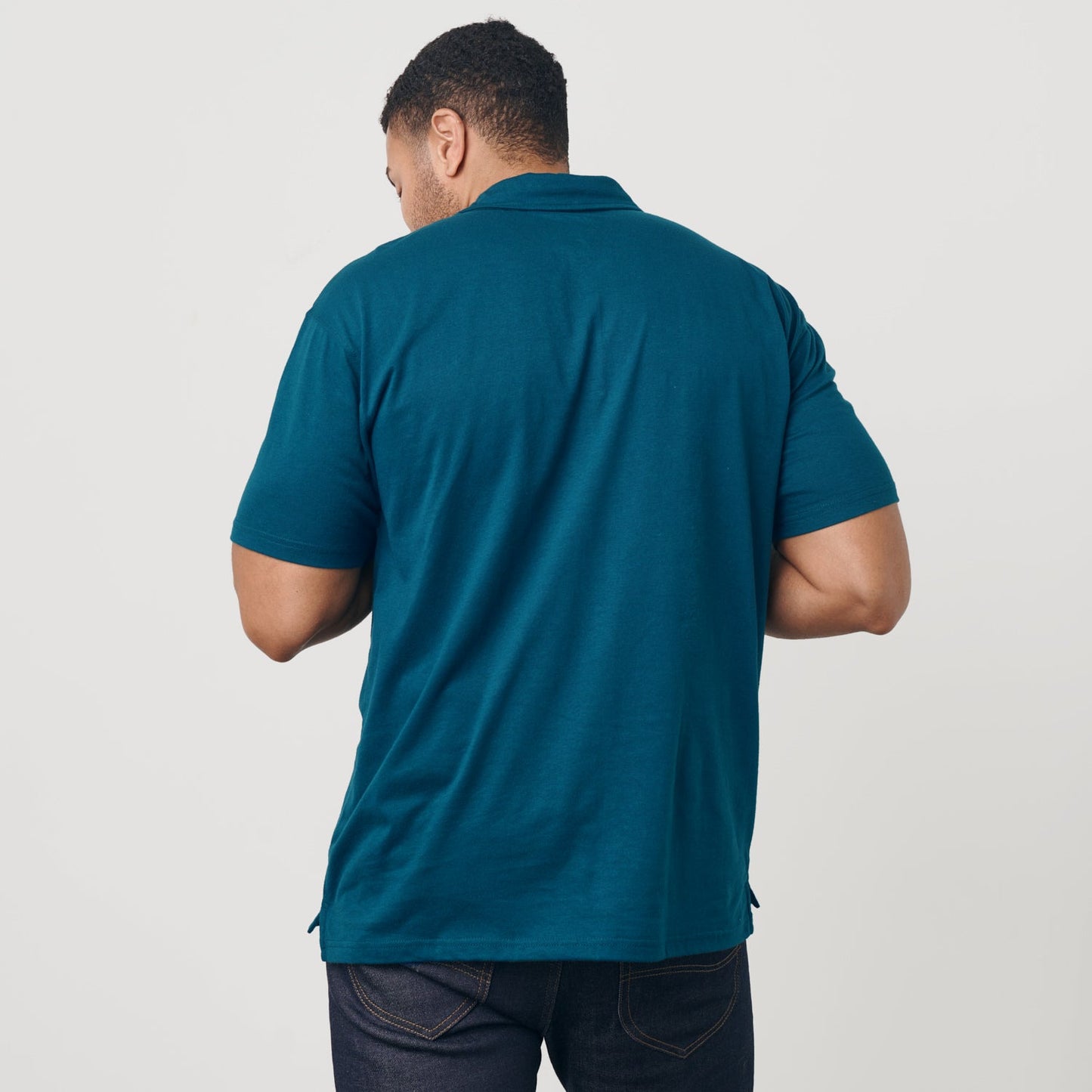 Teal Short Sleeve Polo
