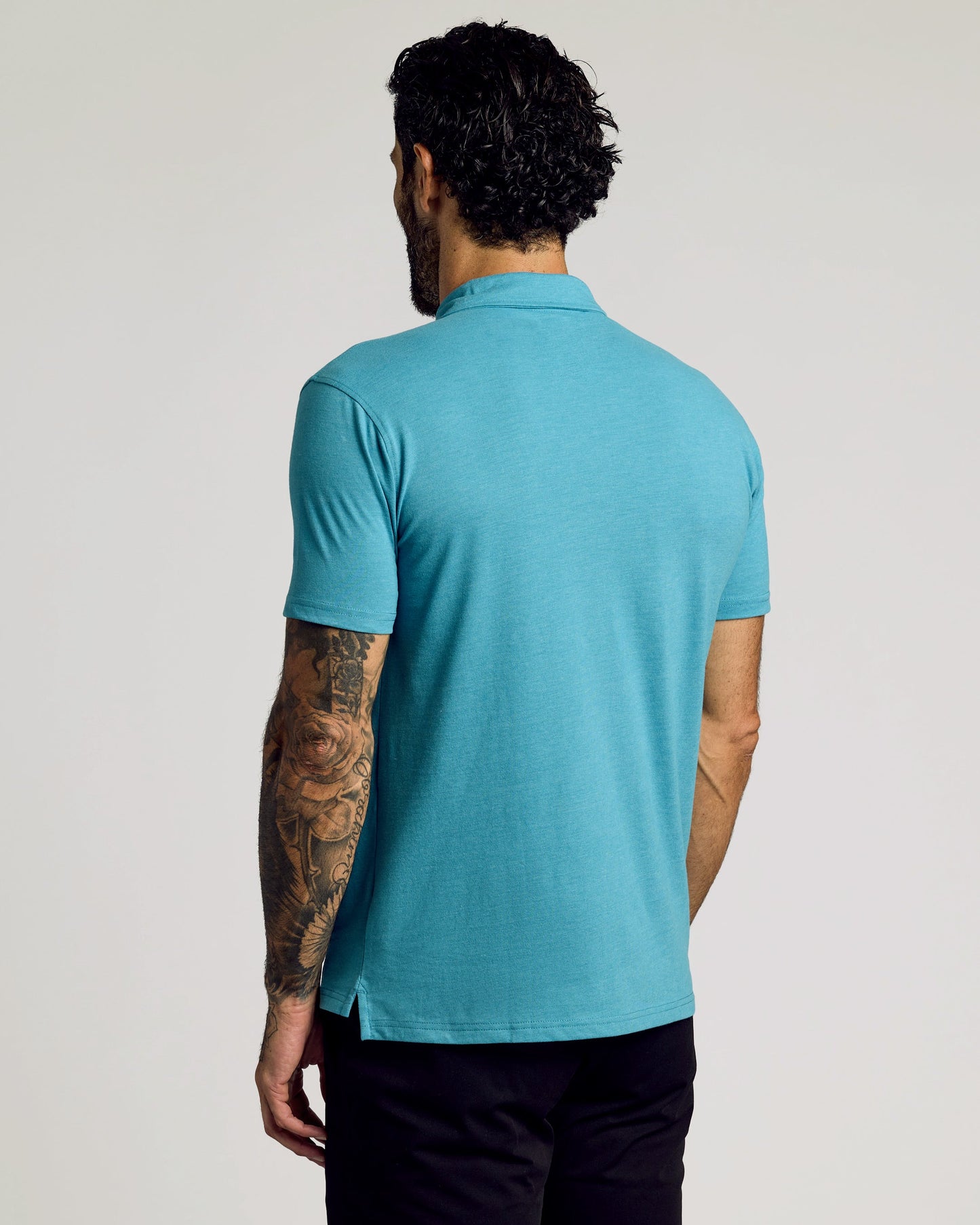Dark Heather Harbor Short Sleeve Polo