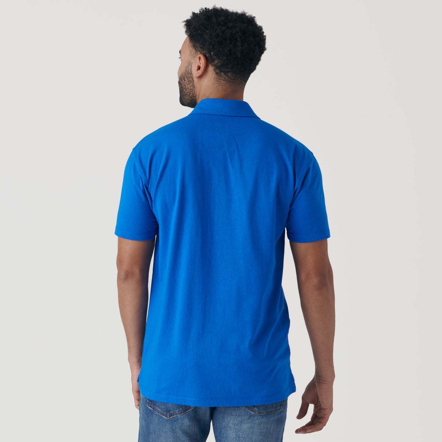 Electric Blue Classic Polo