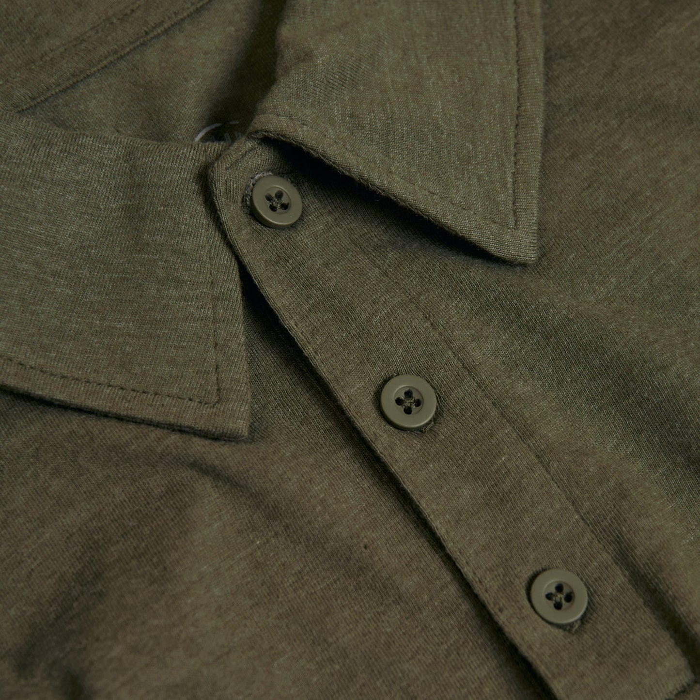 Heather Military Green Classic Polo