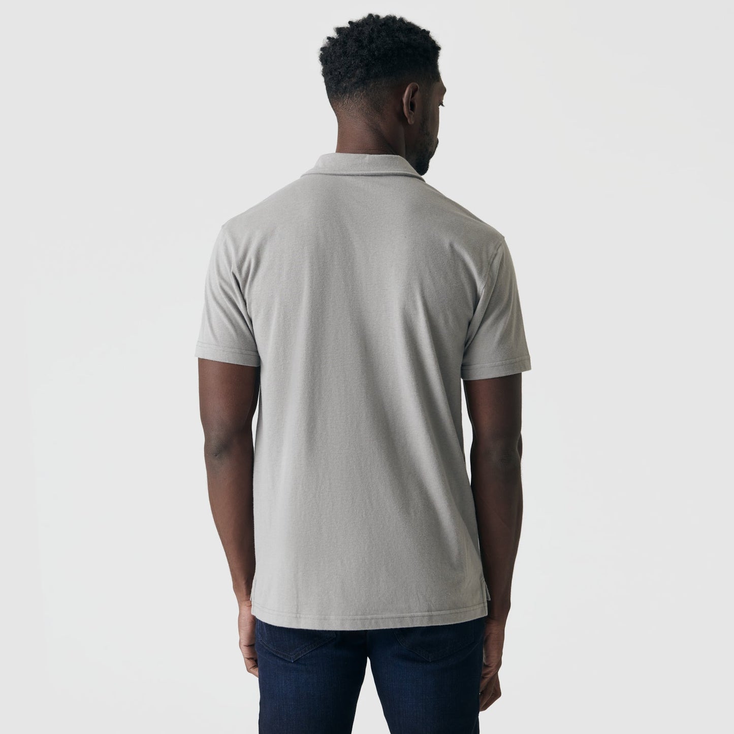 Iron Gray Short Sleeve Polo