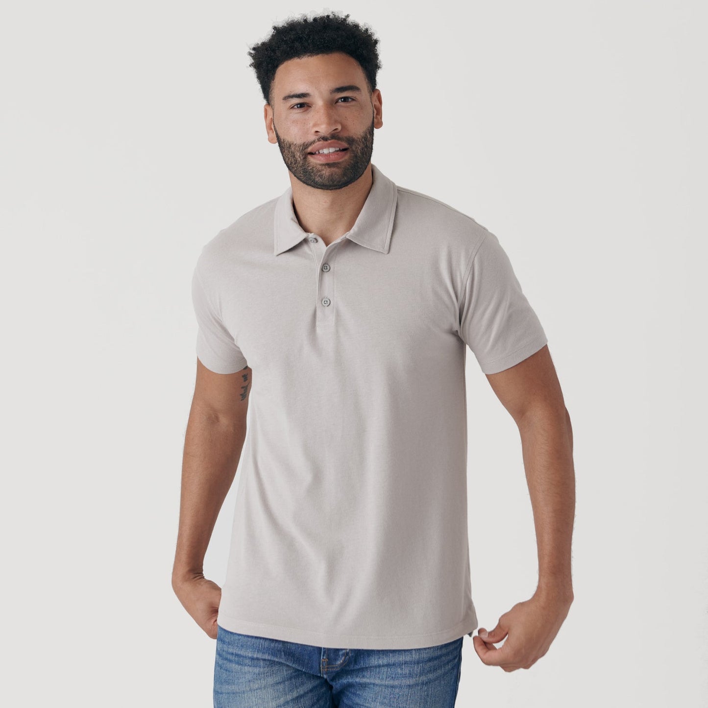 Light Gray Classic Polo