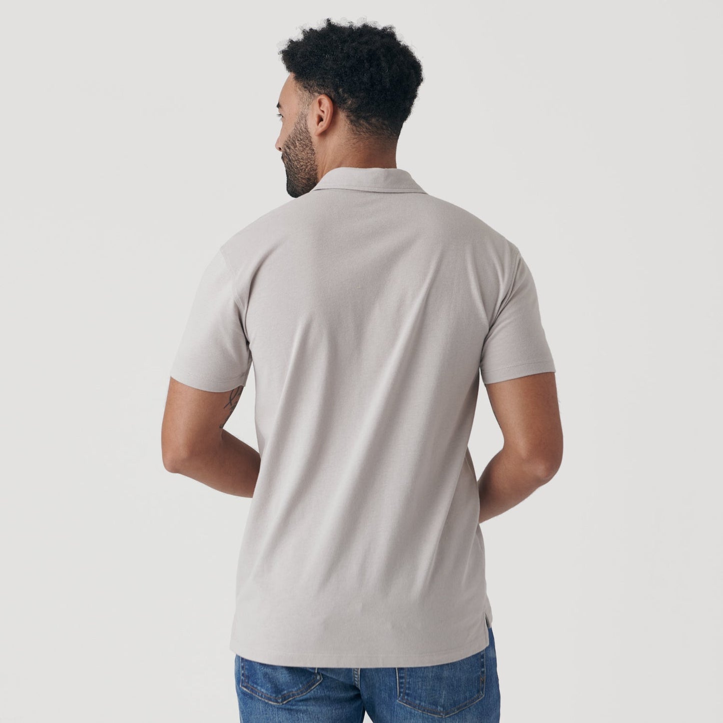 Light Gray Classic Polo