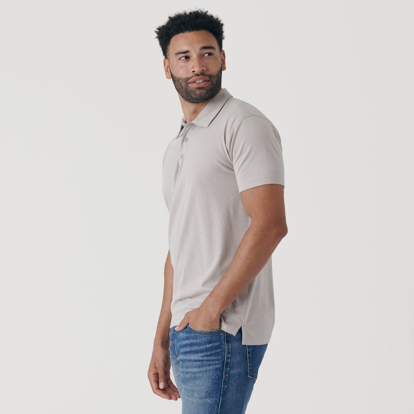 Light Gray Classic Polo