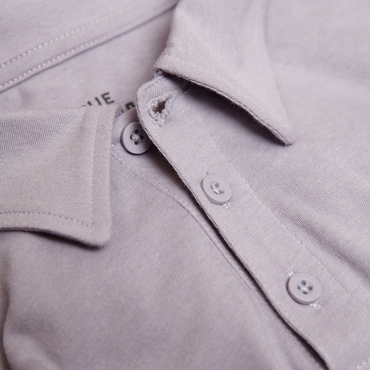 Lilac Gray Short Sleeve Polo