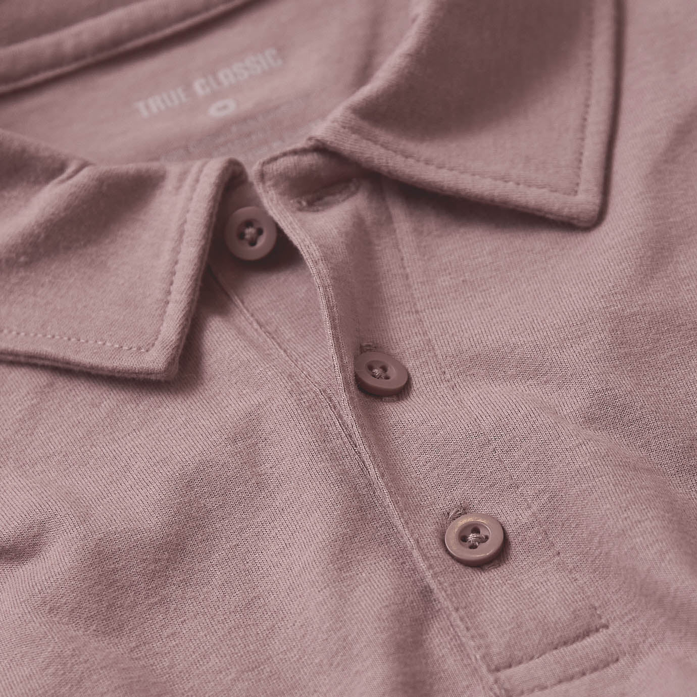 Mineral Mauve Short Sleeve Polo
