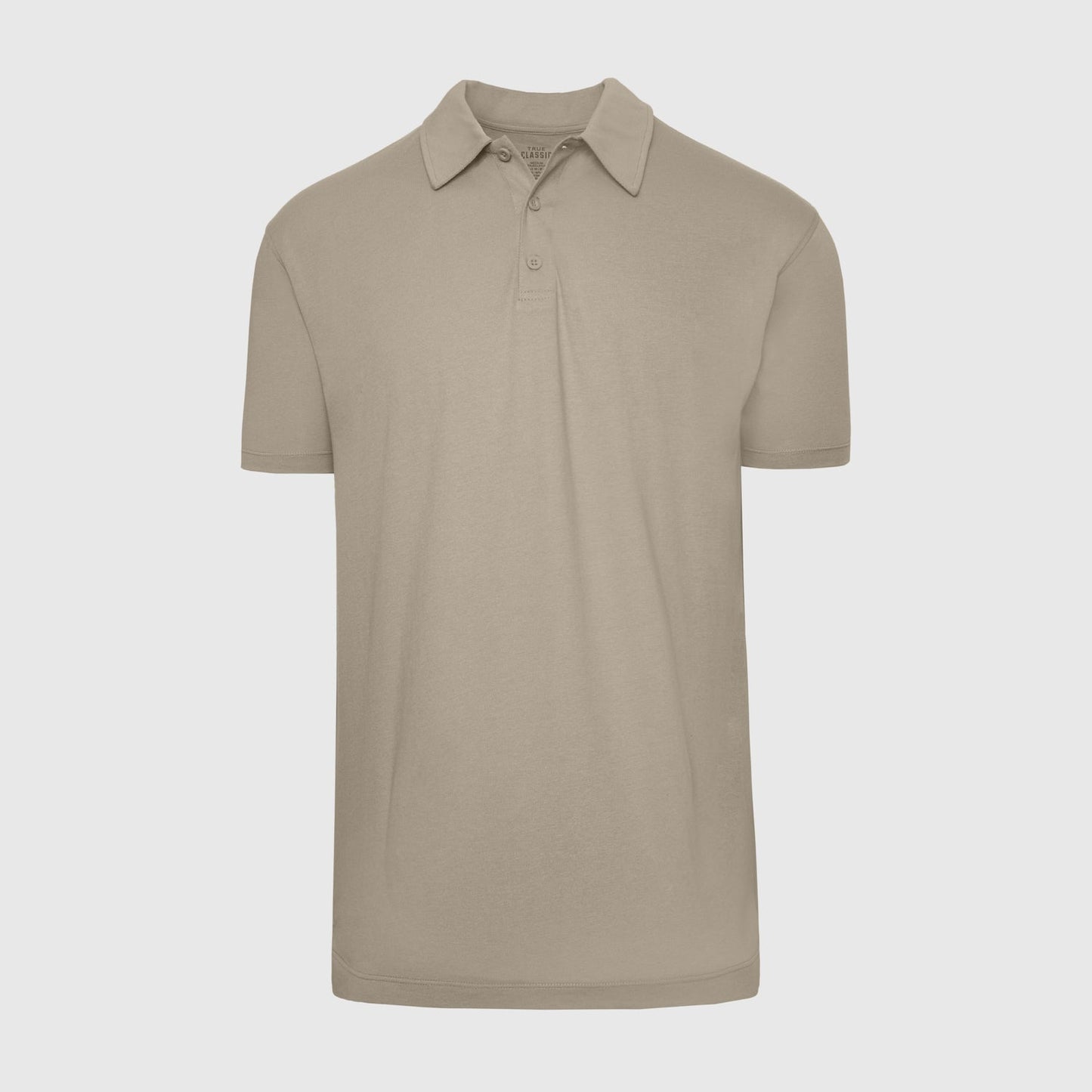 Military Beige Short Sleeve Polo