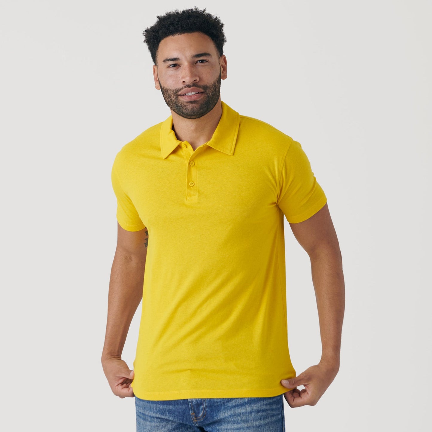 Yellow Classic Polo
