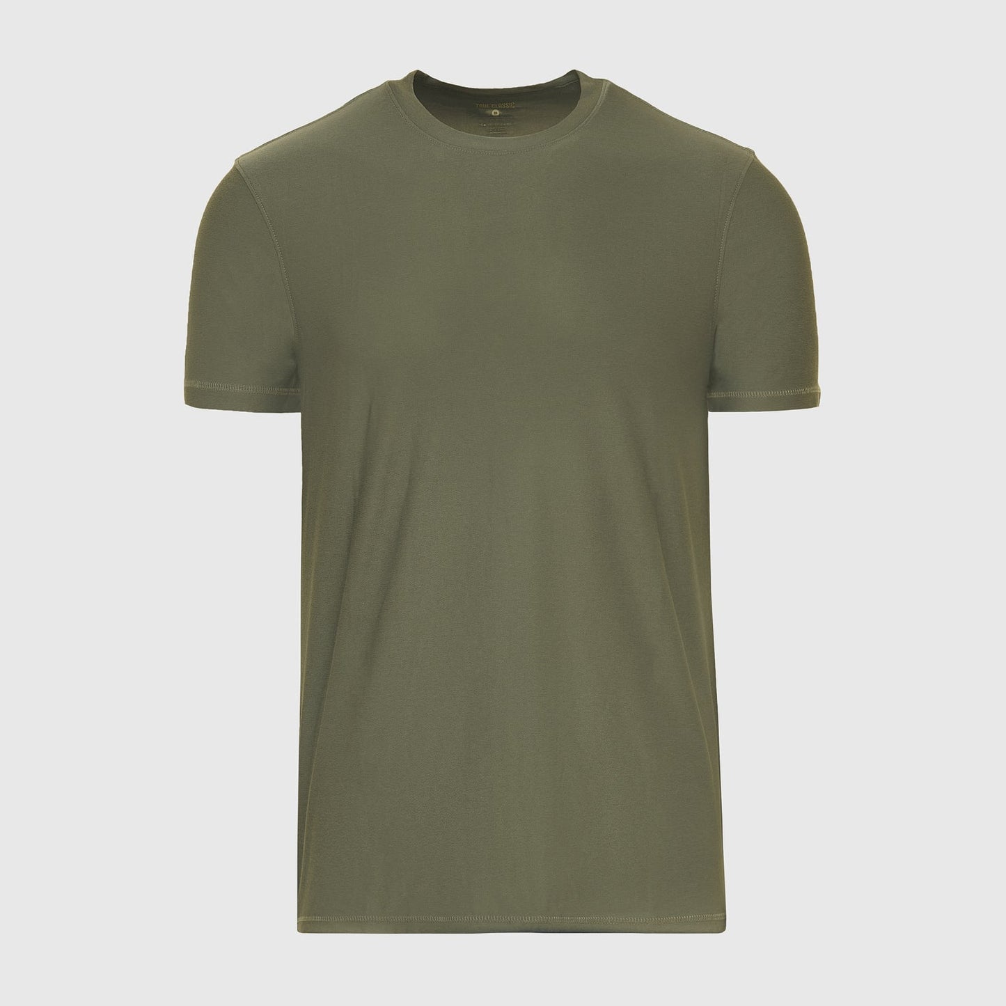 Military Green Active Crew Neck