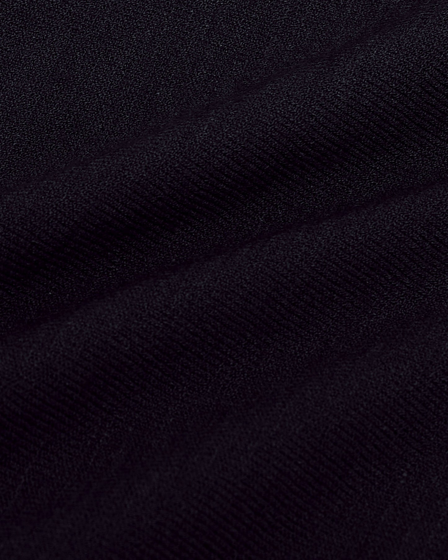 Black Short Sleeve Sweater Polo