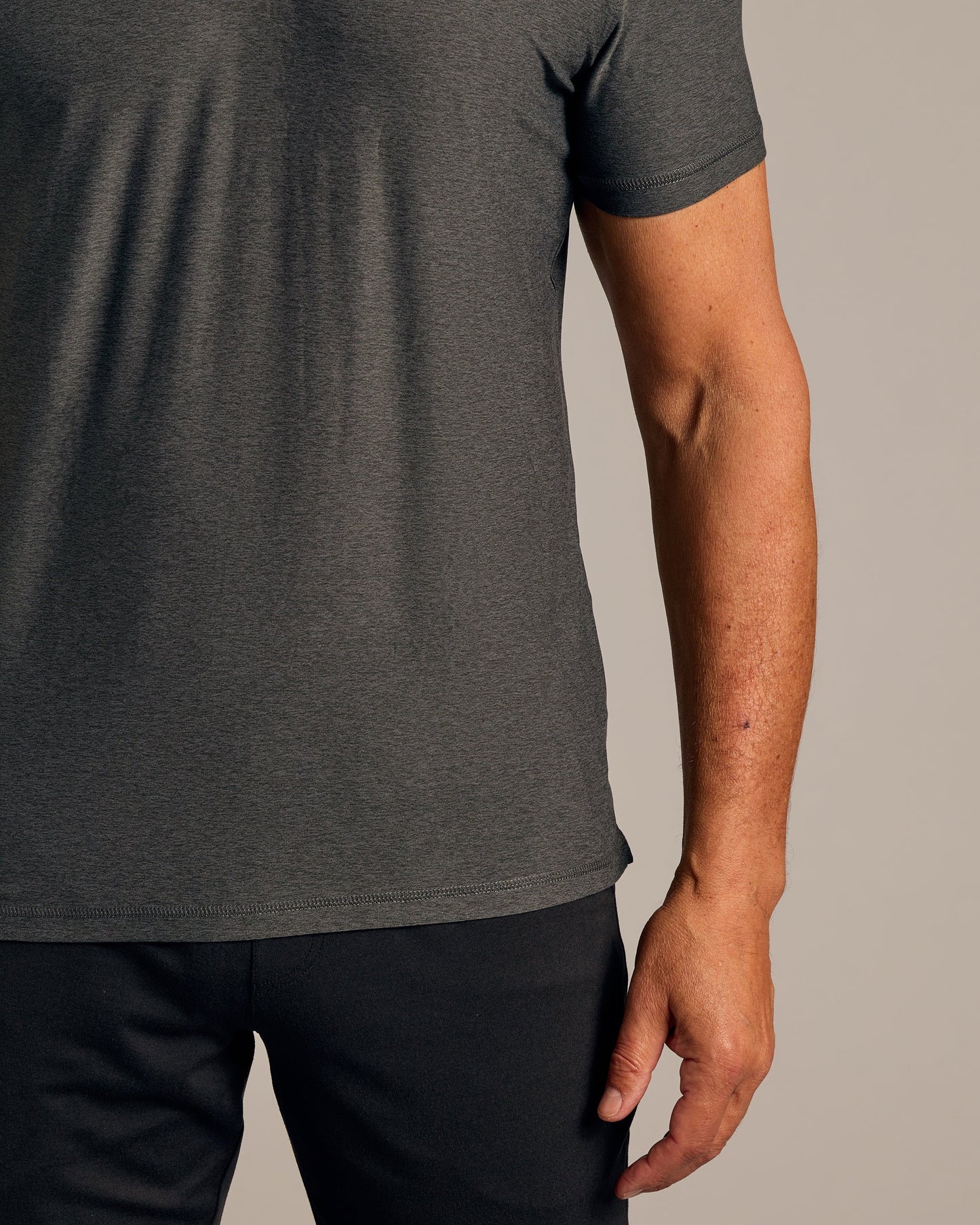 Charcoal Heather Gray Active Polo 2.0