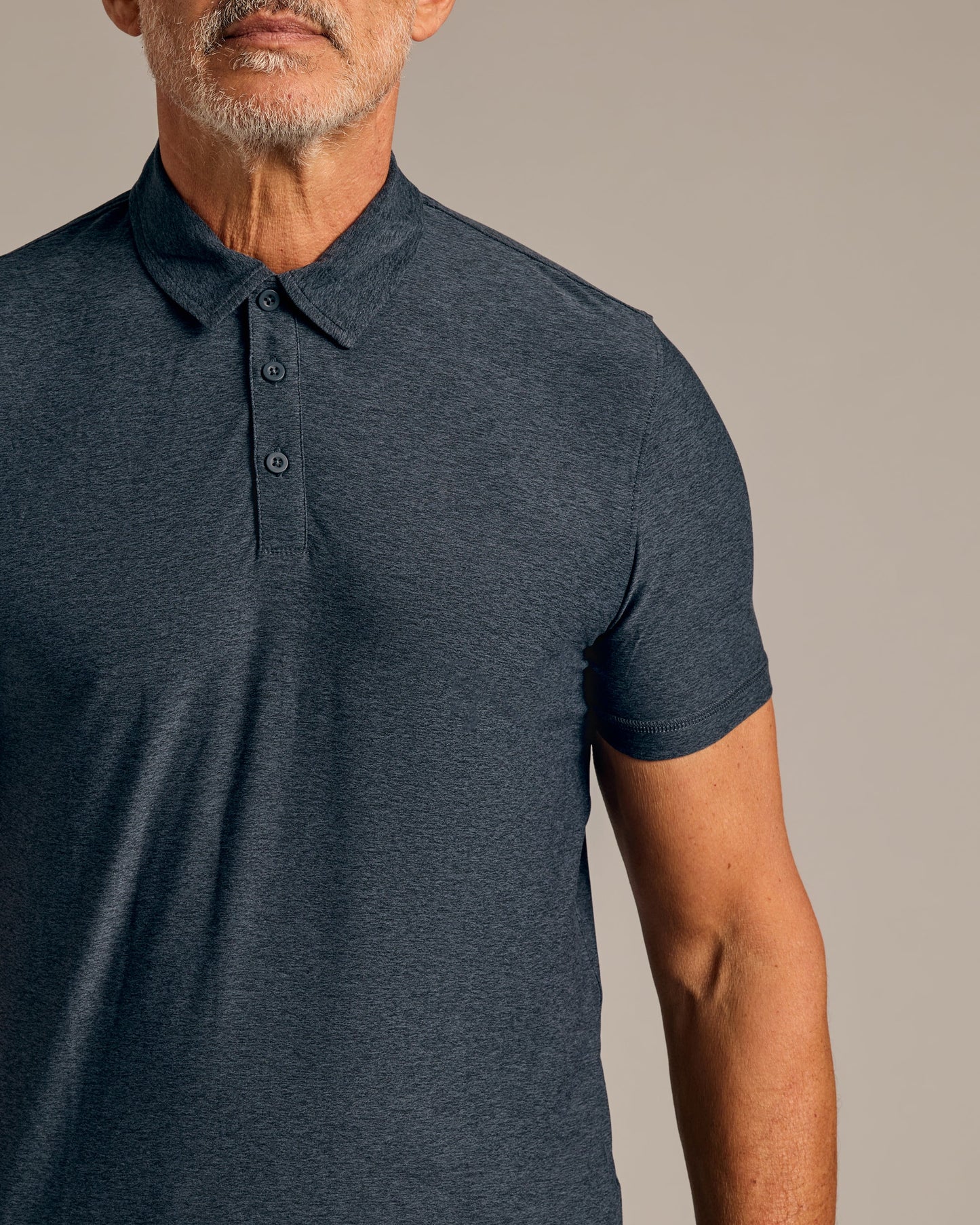 Dark Heather Fiord Active Polo 2.0