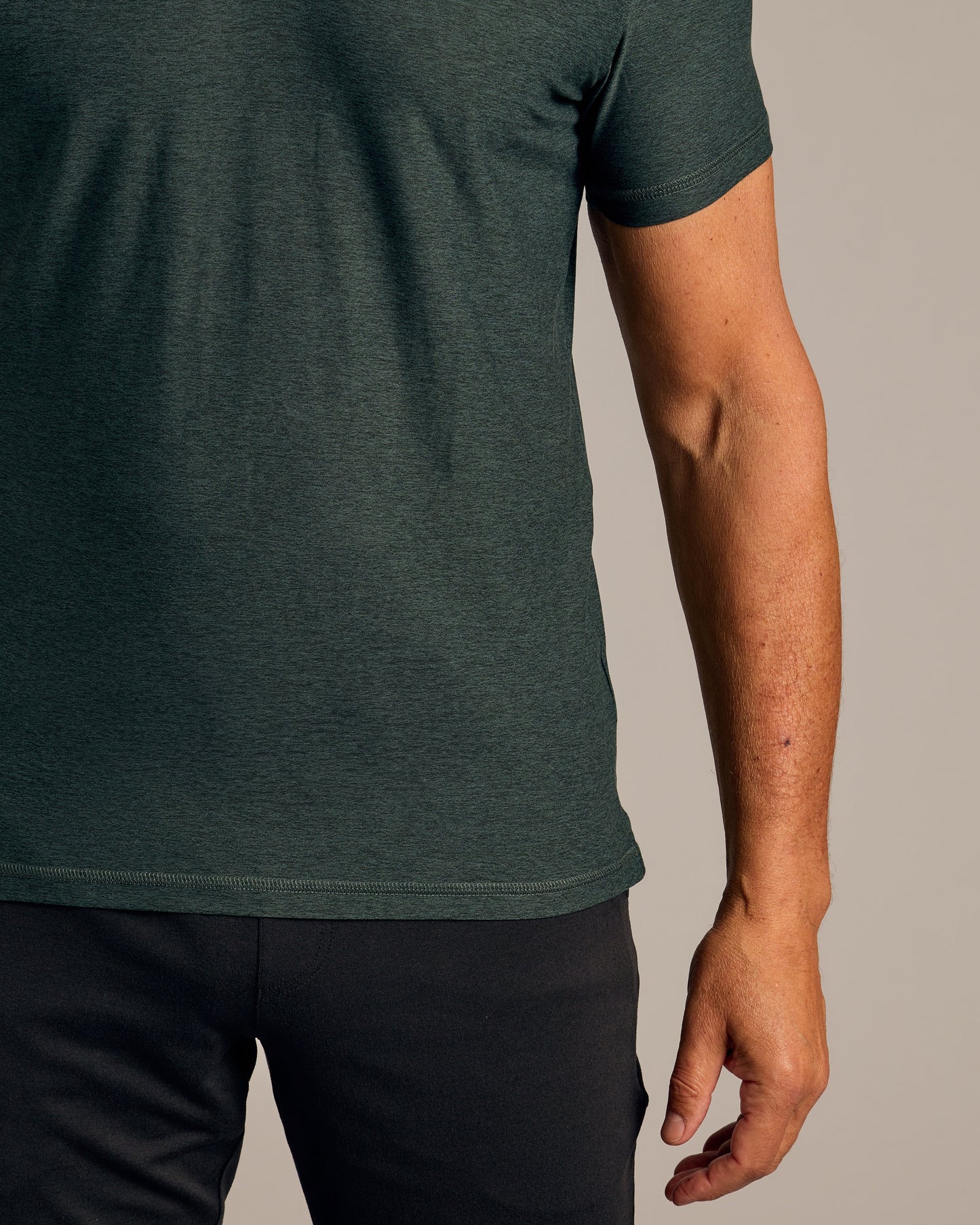 Dark Heather Forest Active Polo 2.0