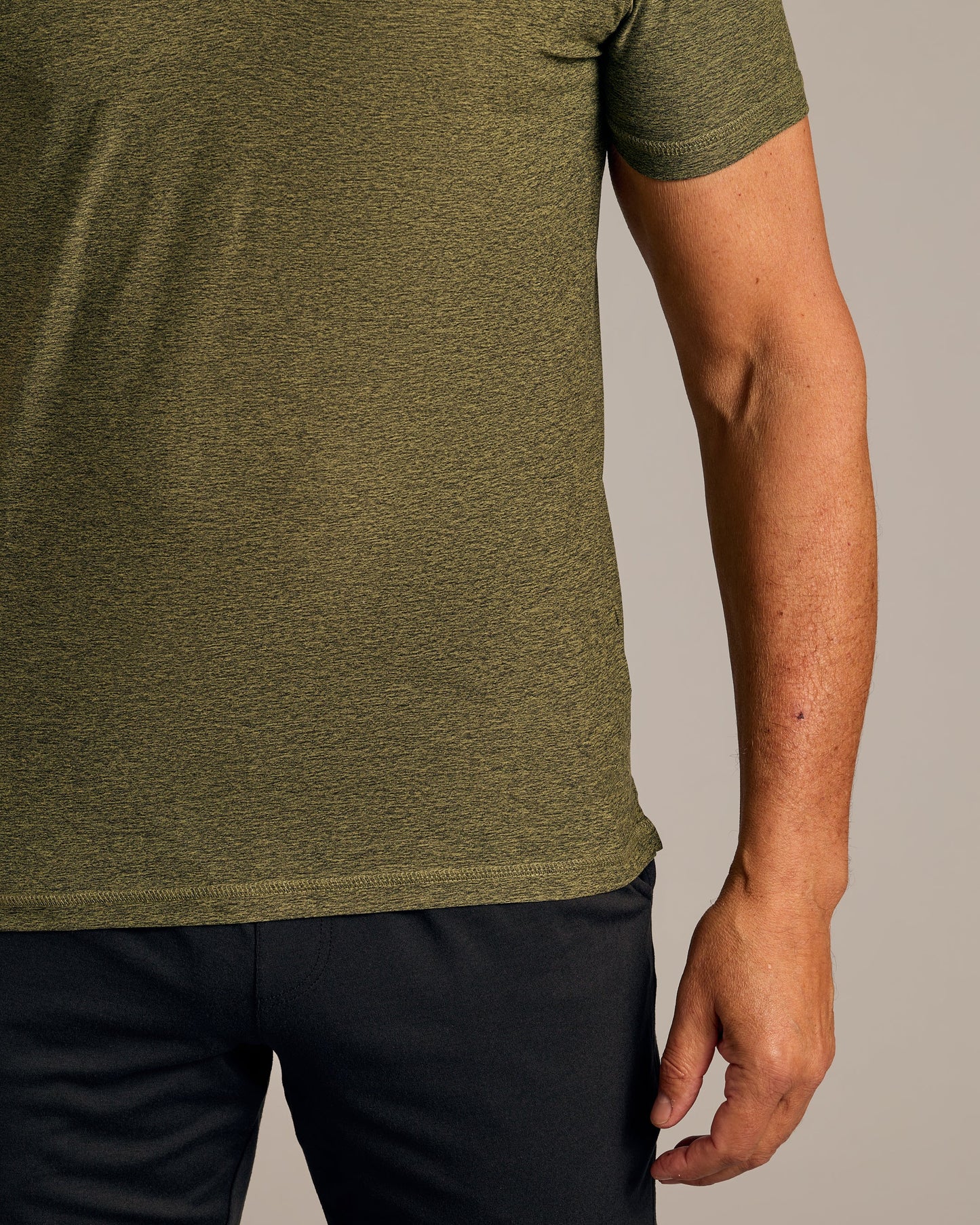 Dark Heather Pear Active Polo 2.0