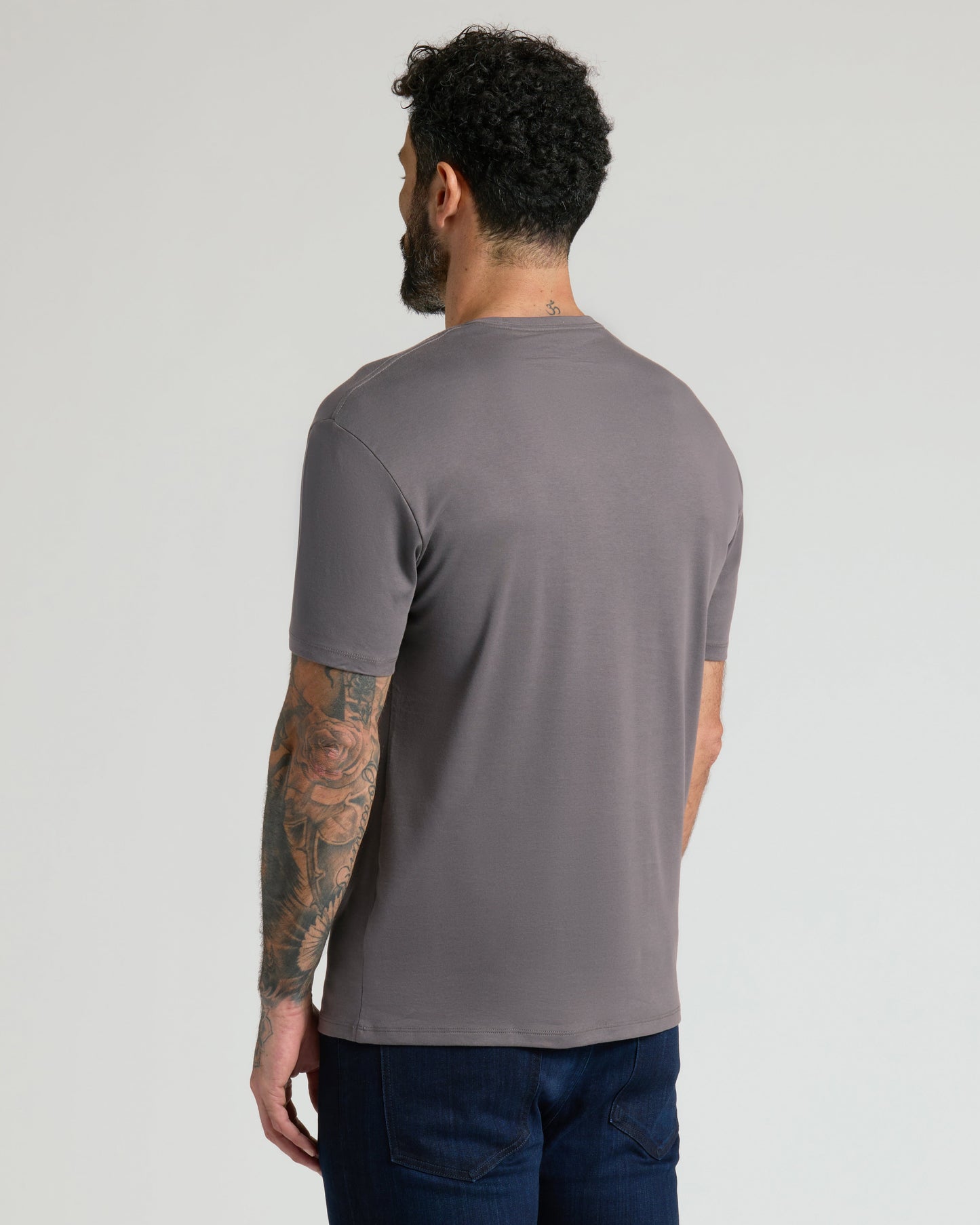 Carbon Pima Crew Neck