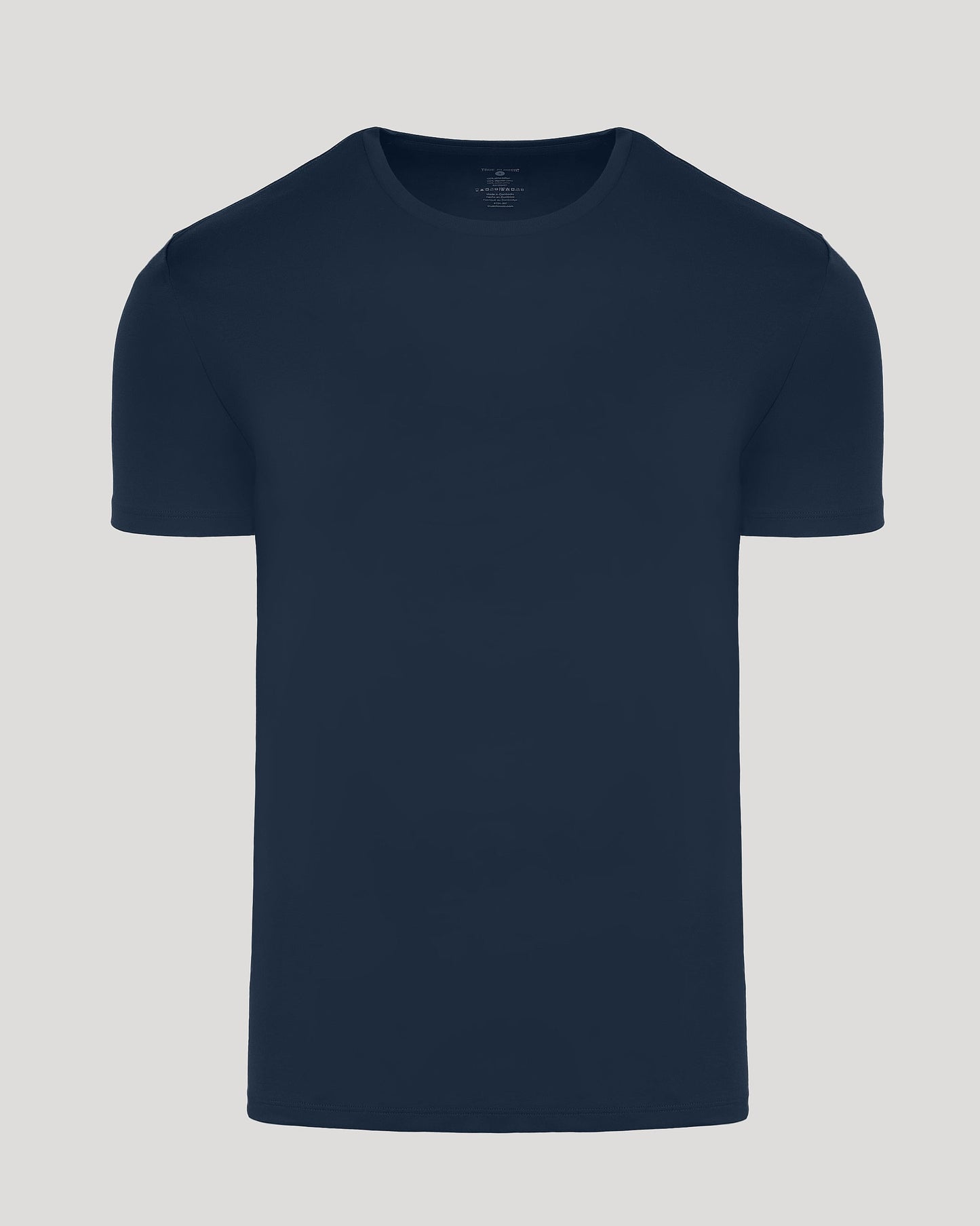 Navy Pima Crew Neck