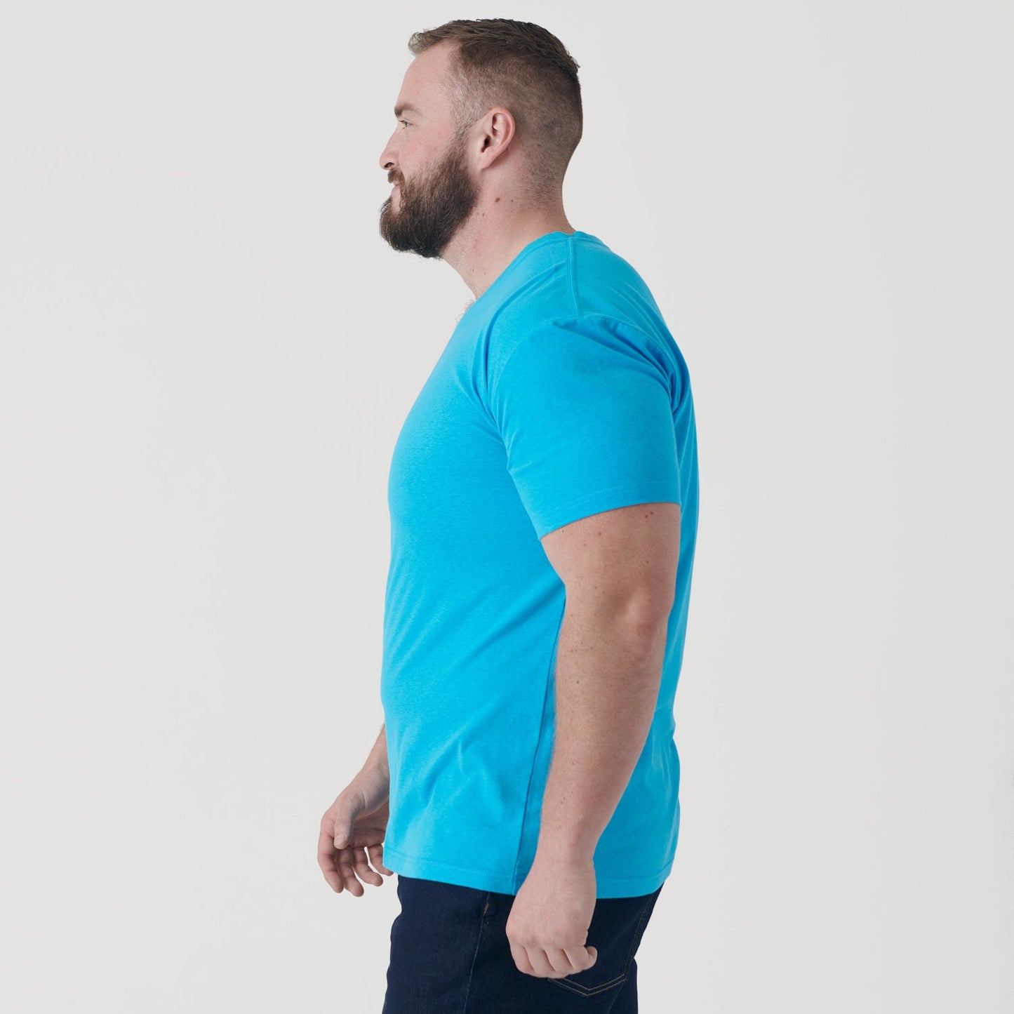 Turquoise V-Neck Tee