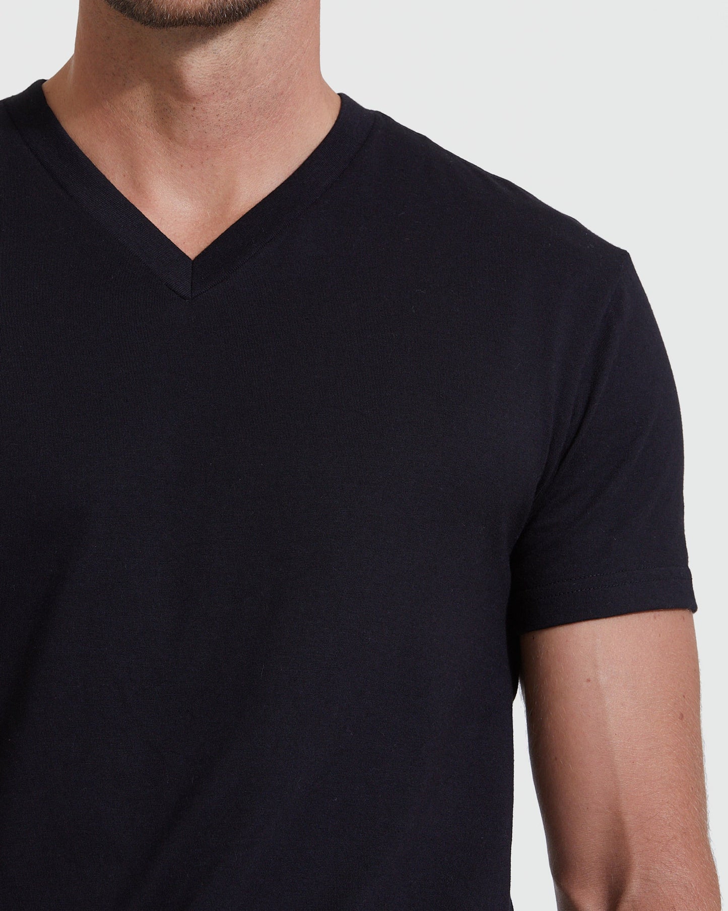 Black Classic V-Neck